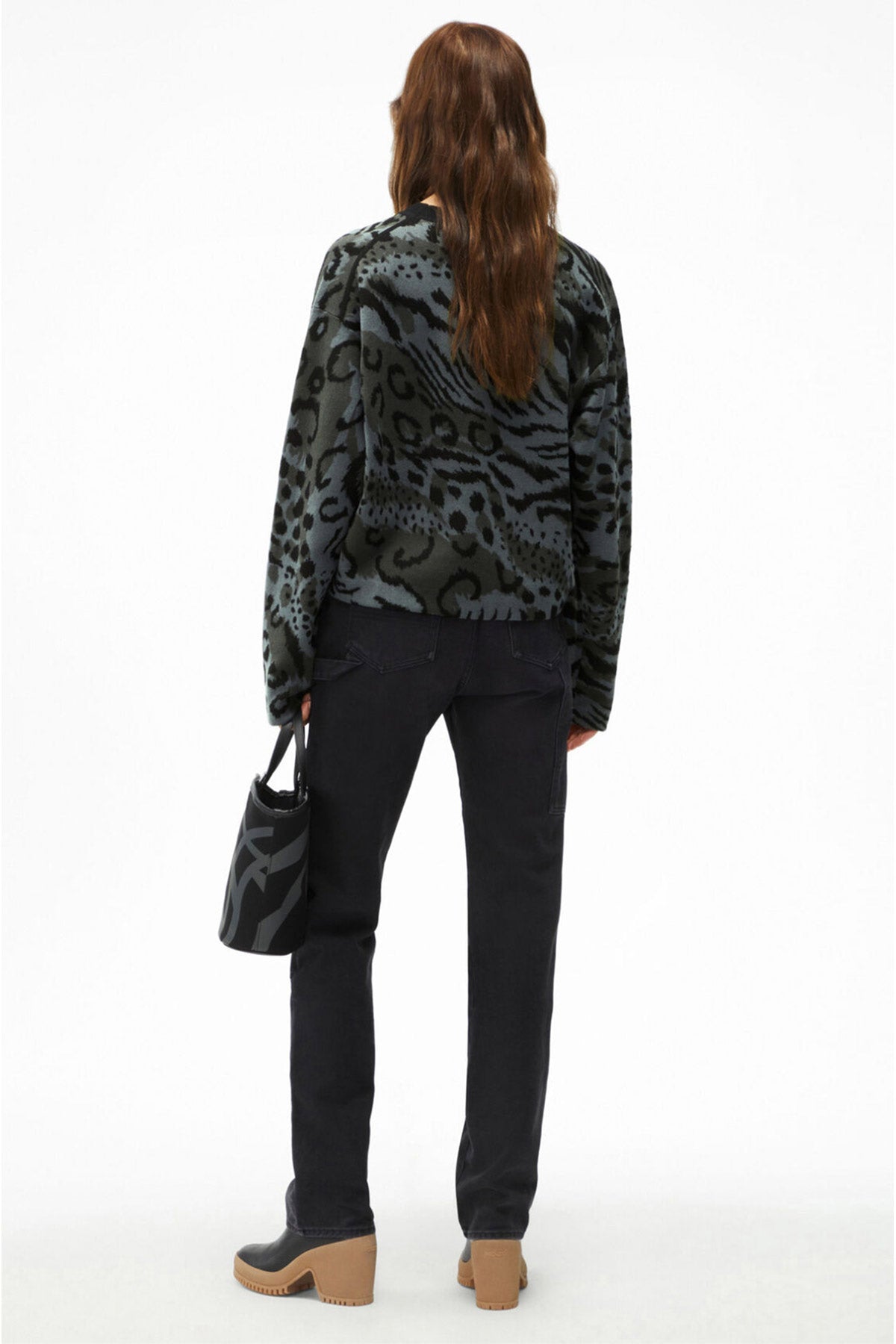 Kenzo Çita ve Leopar Desenli Triko-Libas Trendy Fashion Store