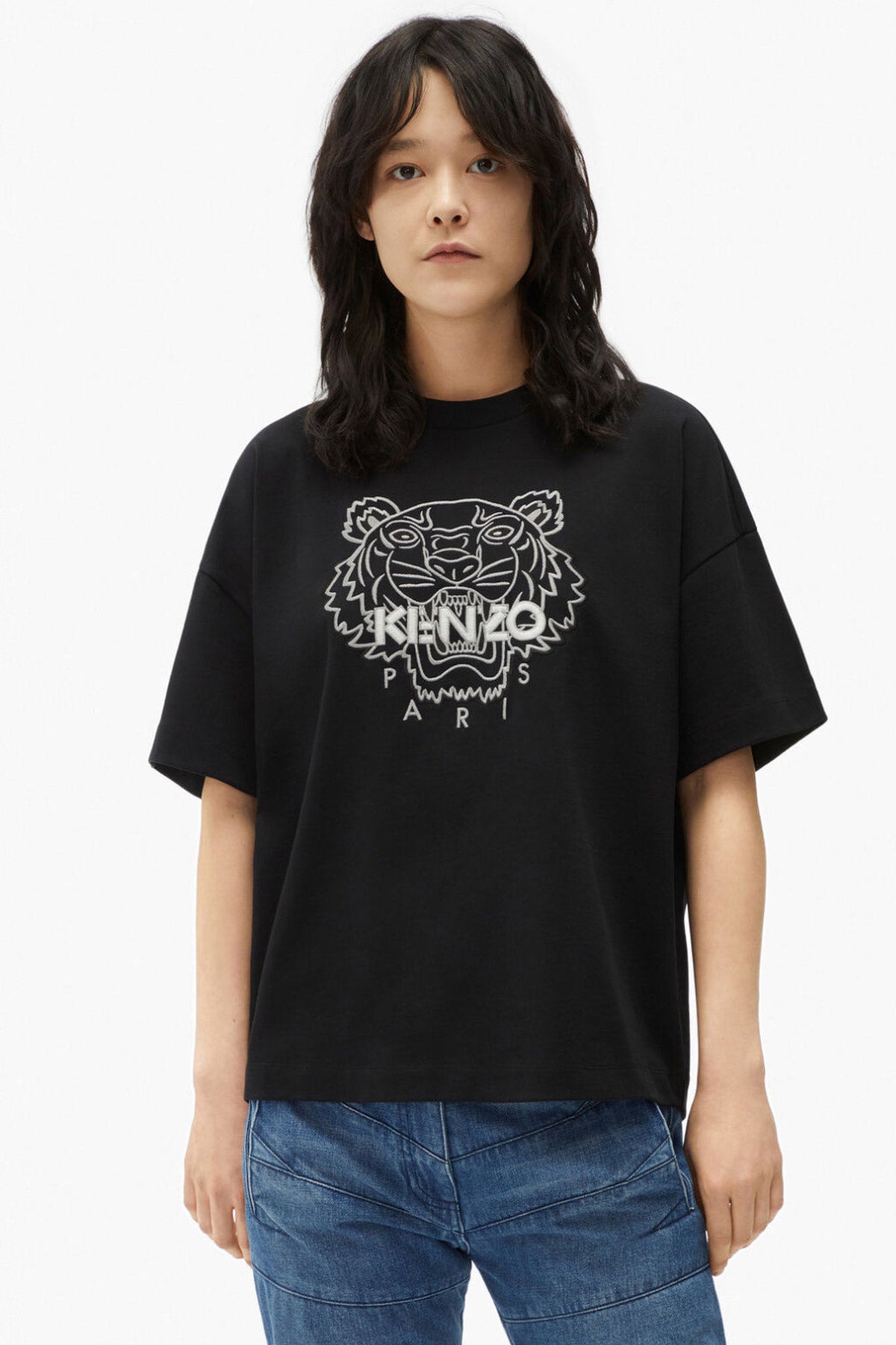 Kenzo Kaplan Logolu T-shirt-Libas Trendy Fashion Store