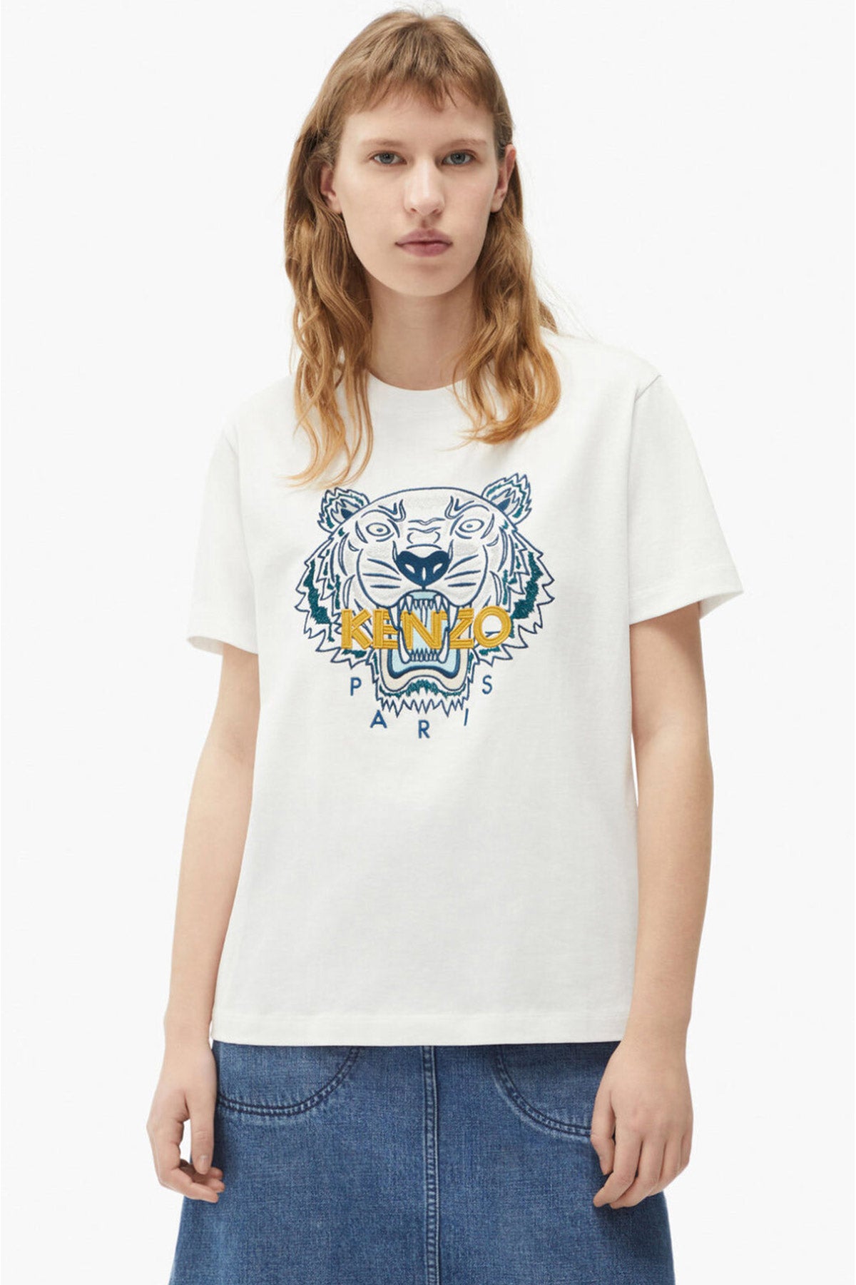 Kenzo Kaplan Logolu T-shirt-Libas Trendy Fashion Store
