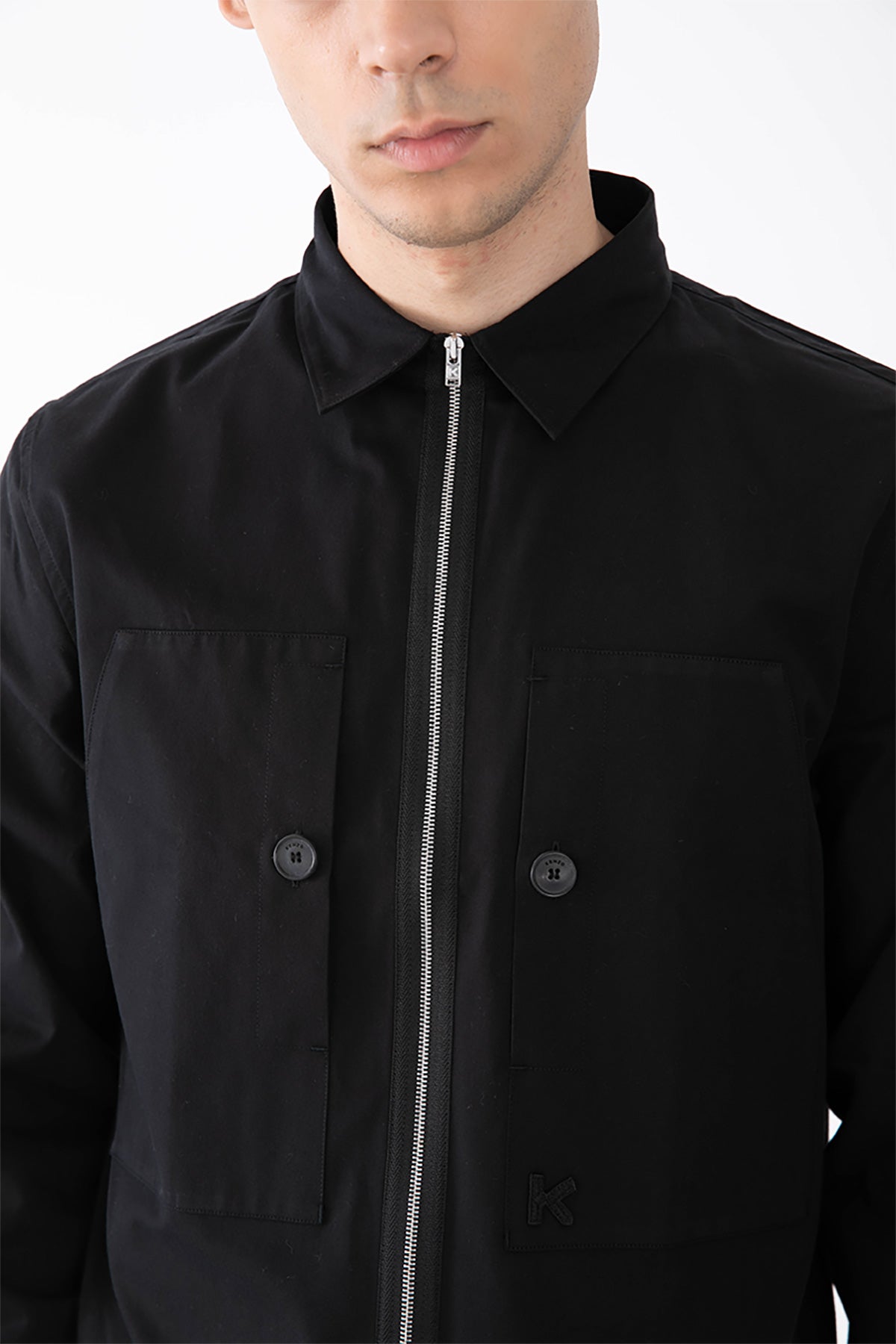 Kenzo Fermuarlı Gömlek Ceket-Libas Trendy Fashion Store