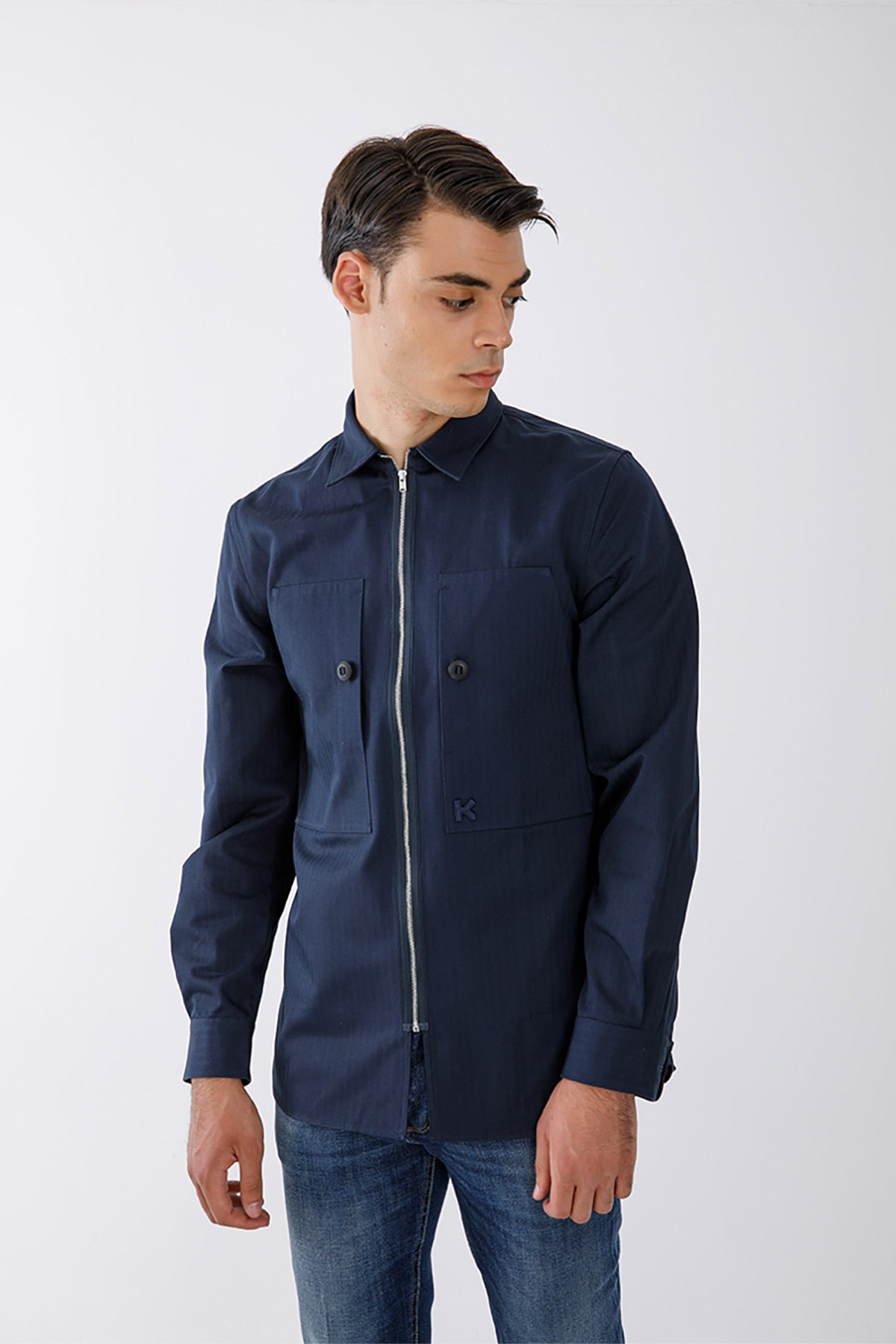 Kenzo Fermuarlı Gömlek Ceket-Libas Trendy Fashion Store