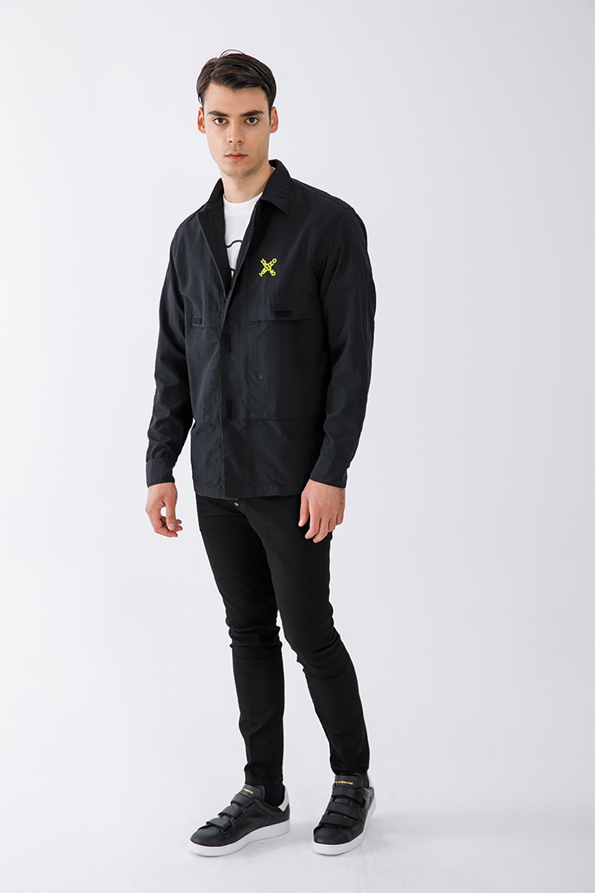 Kenzo Sport Cırt Cırt Detaylı Gömlek Ceket-Libas Trendy Fashion Store