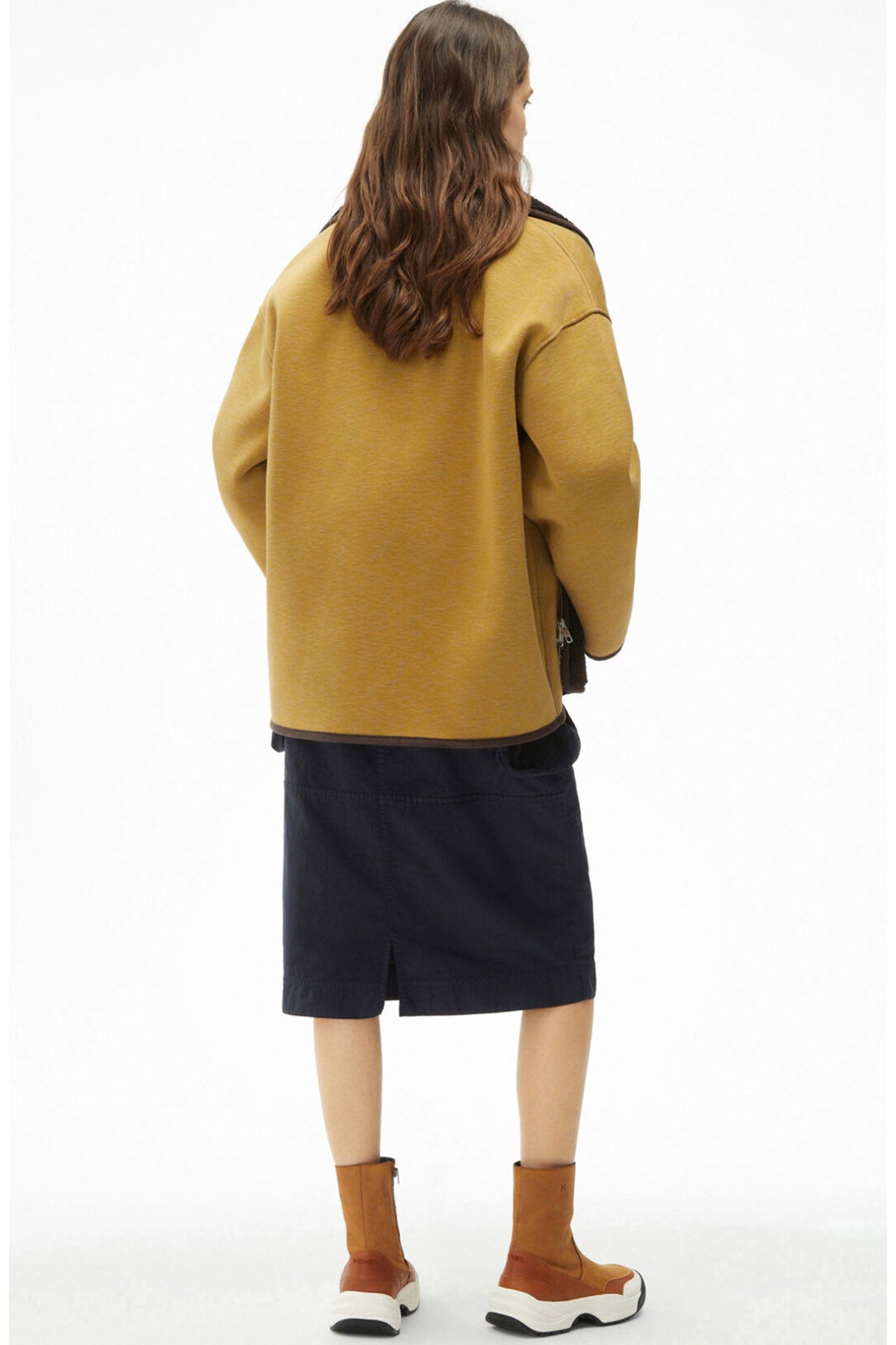 Kenzo Çift Taraflı Fermuarlı Dik Yaka Ceket-Libas Trendy Fashion Store