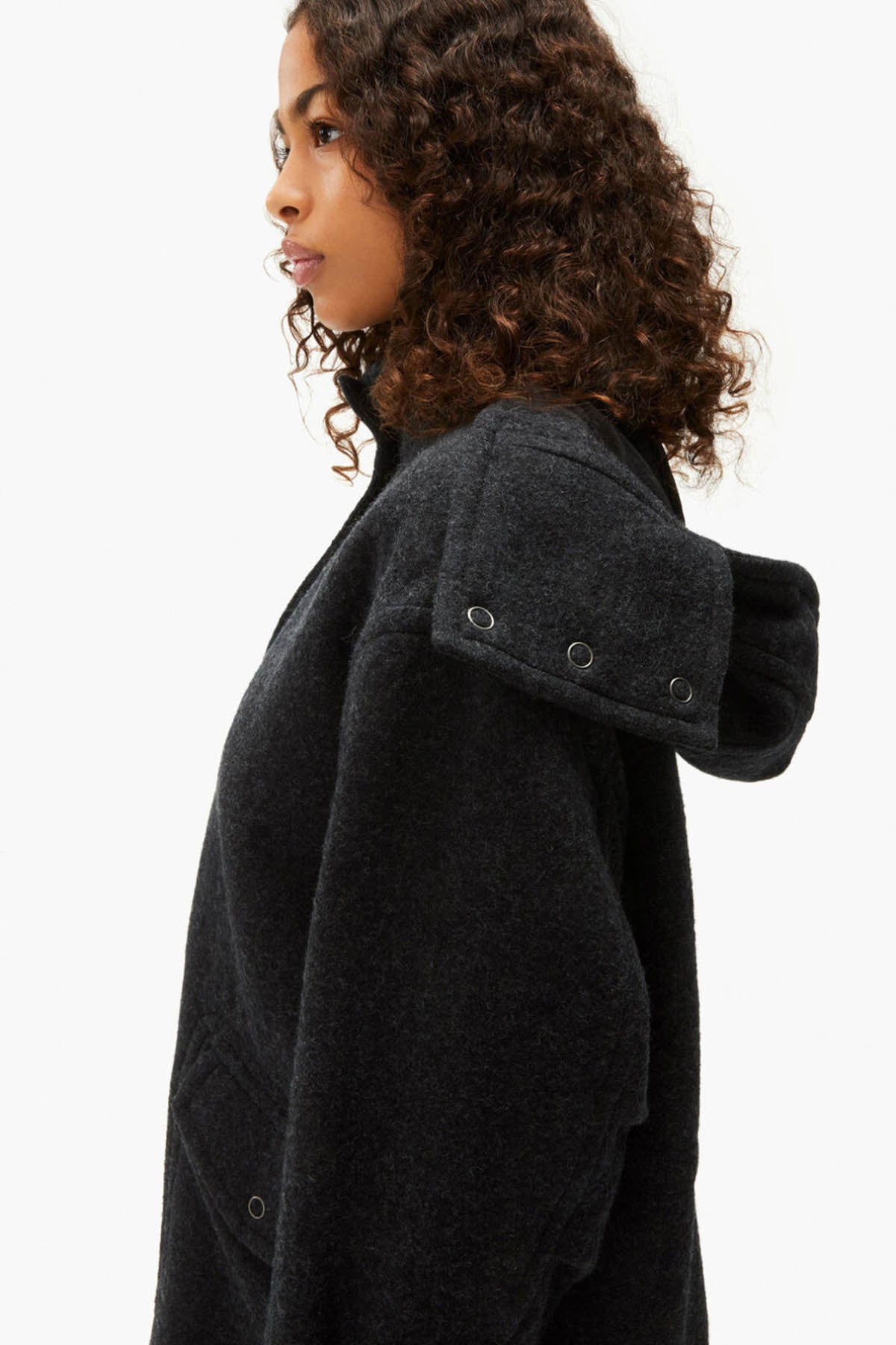 Kenzo Cep Detaylı Yün Kaban-Libas Trendy Fashion Store