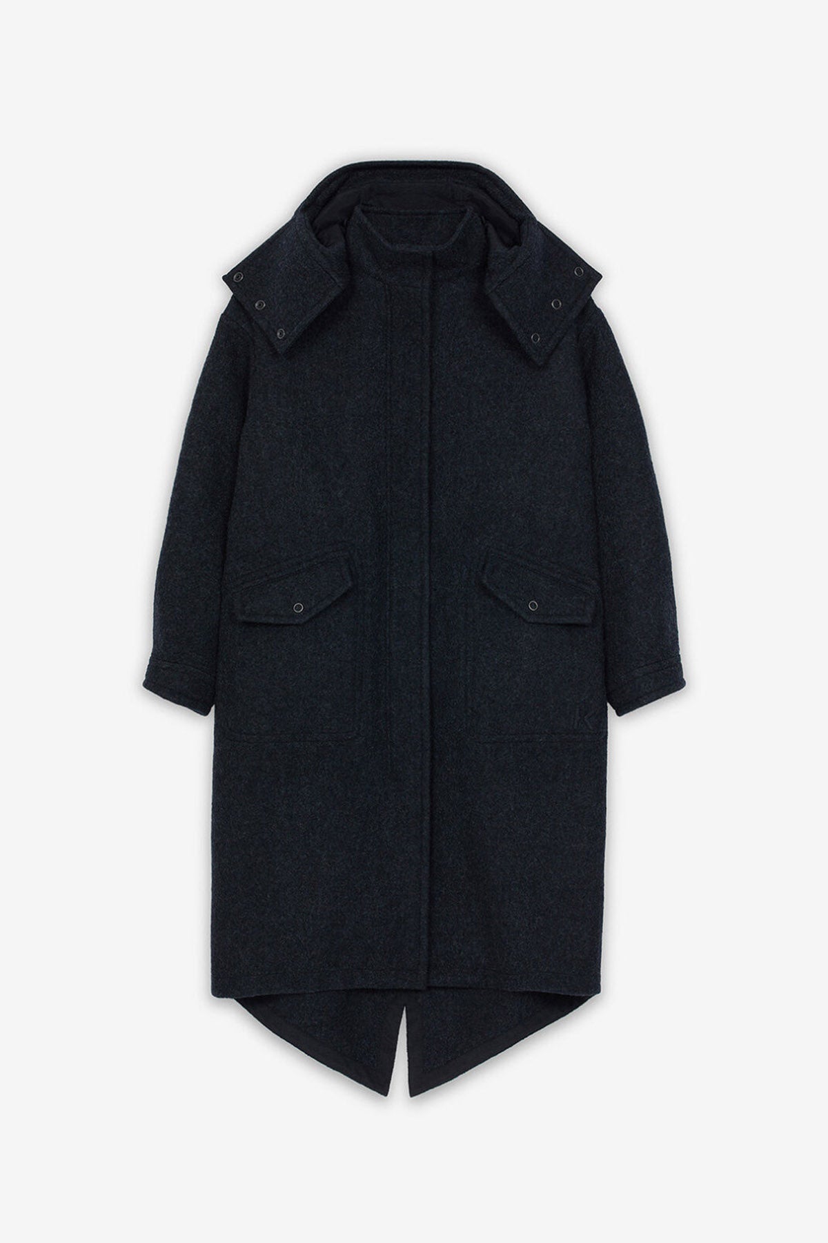 Kenzo Cep Detaylı Yün Kaban-Libas Trendy Fashion Store