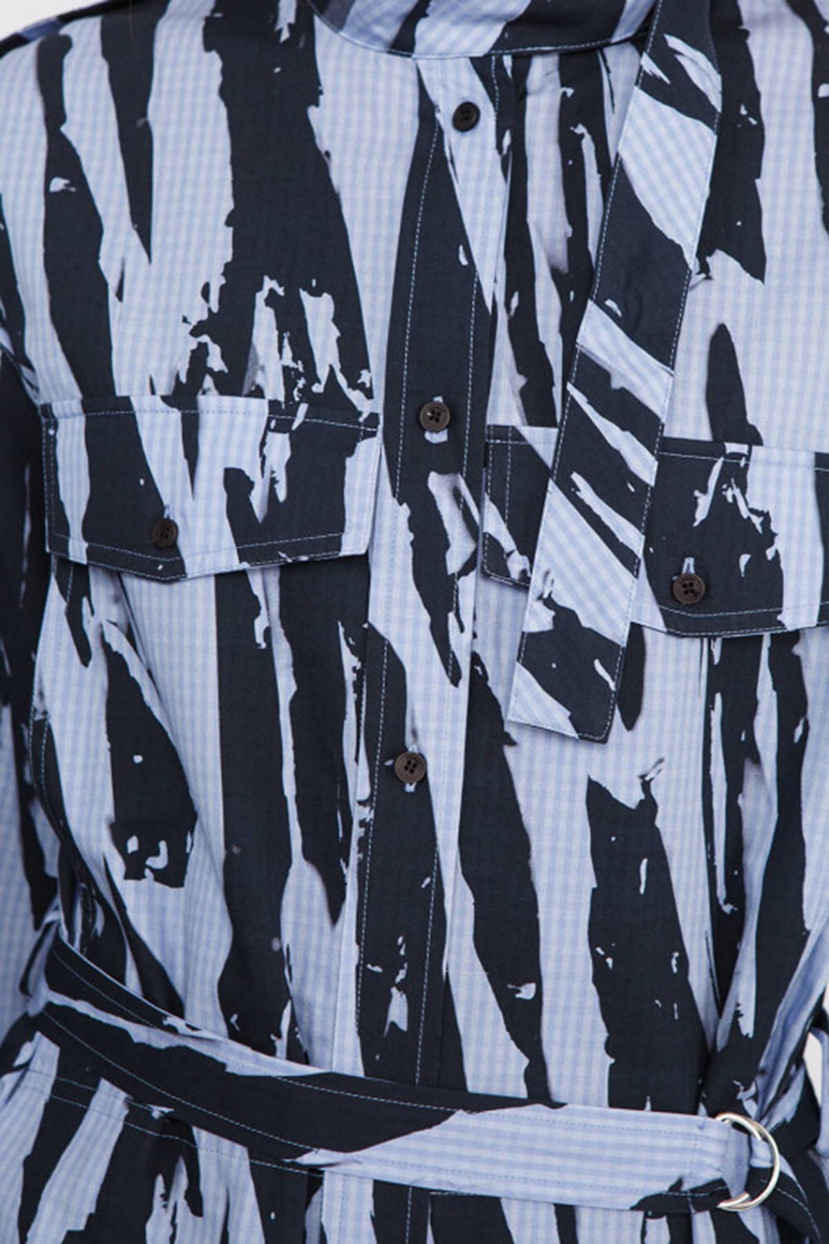 Kenzo Cep Detaylı Midi Elbise-Libas Trendy Fashion Store