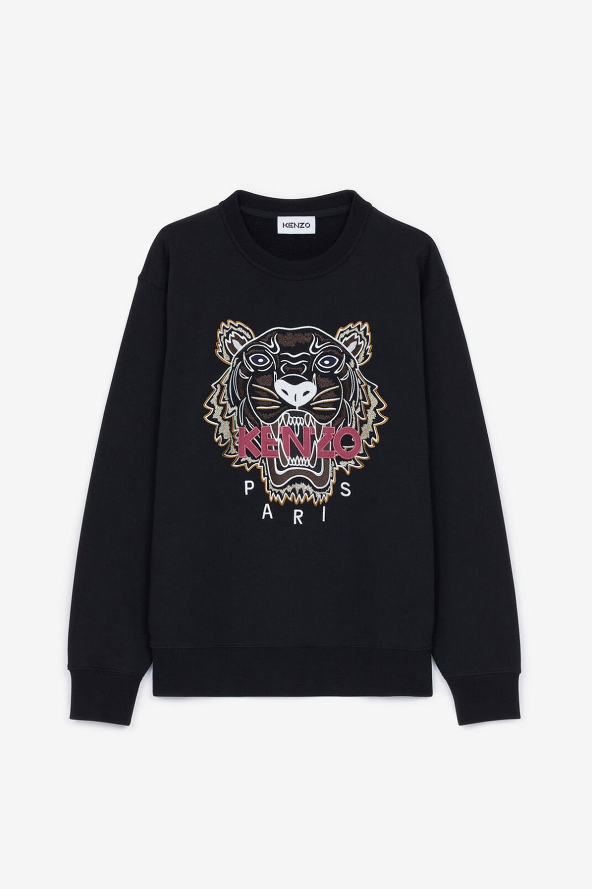 Kenzo Yuvarlak Yaka Kaplan Logolu Sweatshirt-Libas Trendy Fashion Store