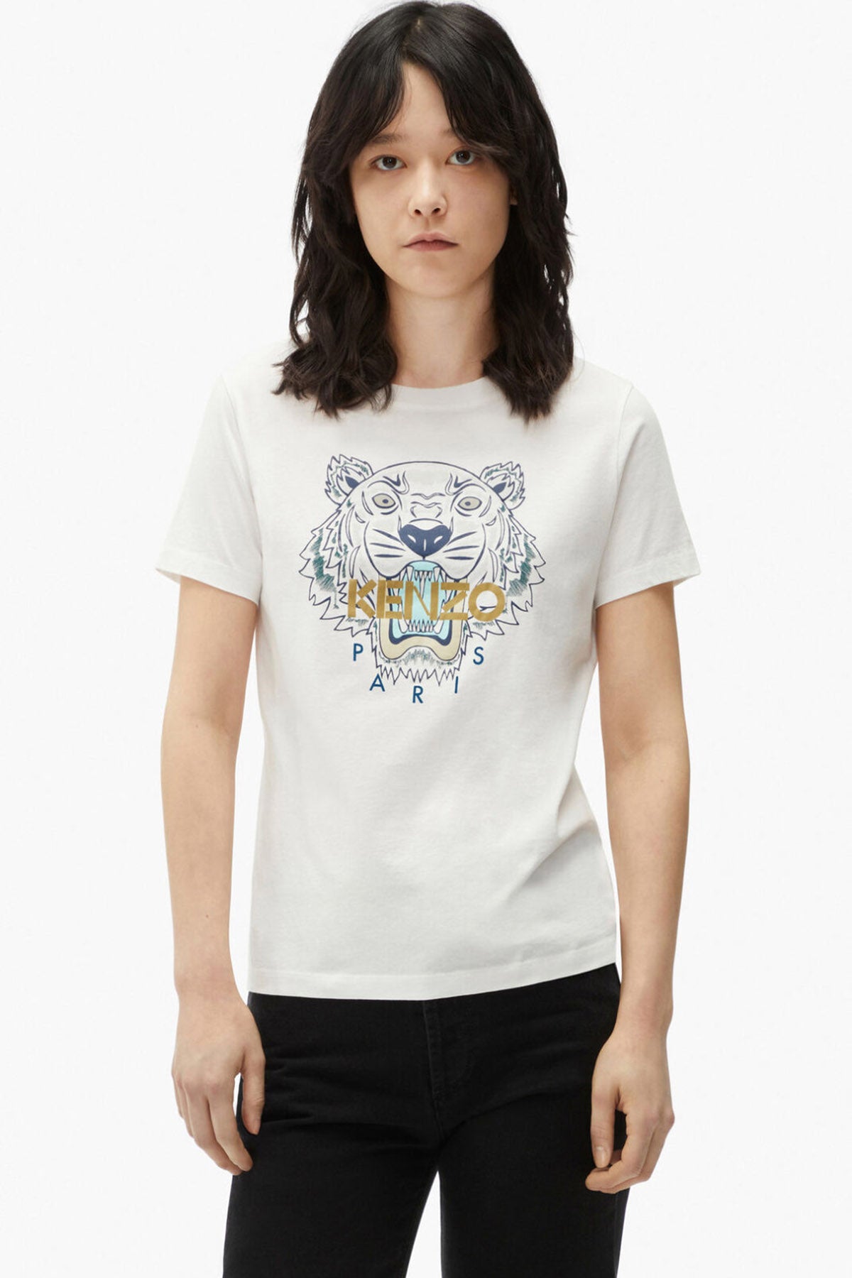 Kenzo Kaplan Logolu T-shirt-Libas Trendy Fashion Store