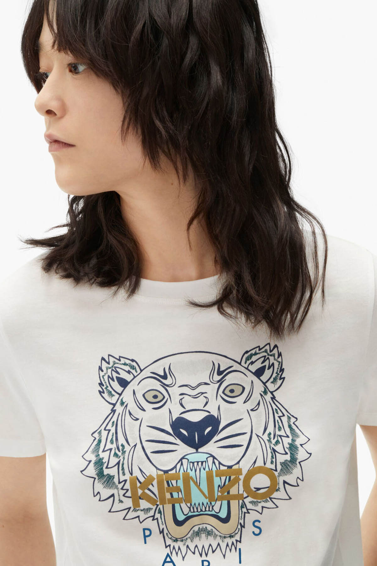 Kenzo Kaplan Logolu T-shirt-Libas Trendy Fashion Store