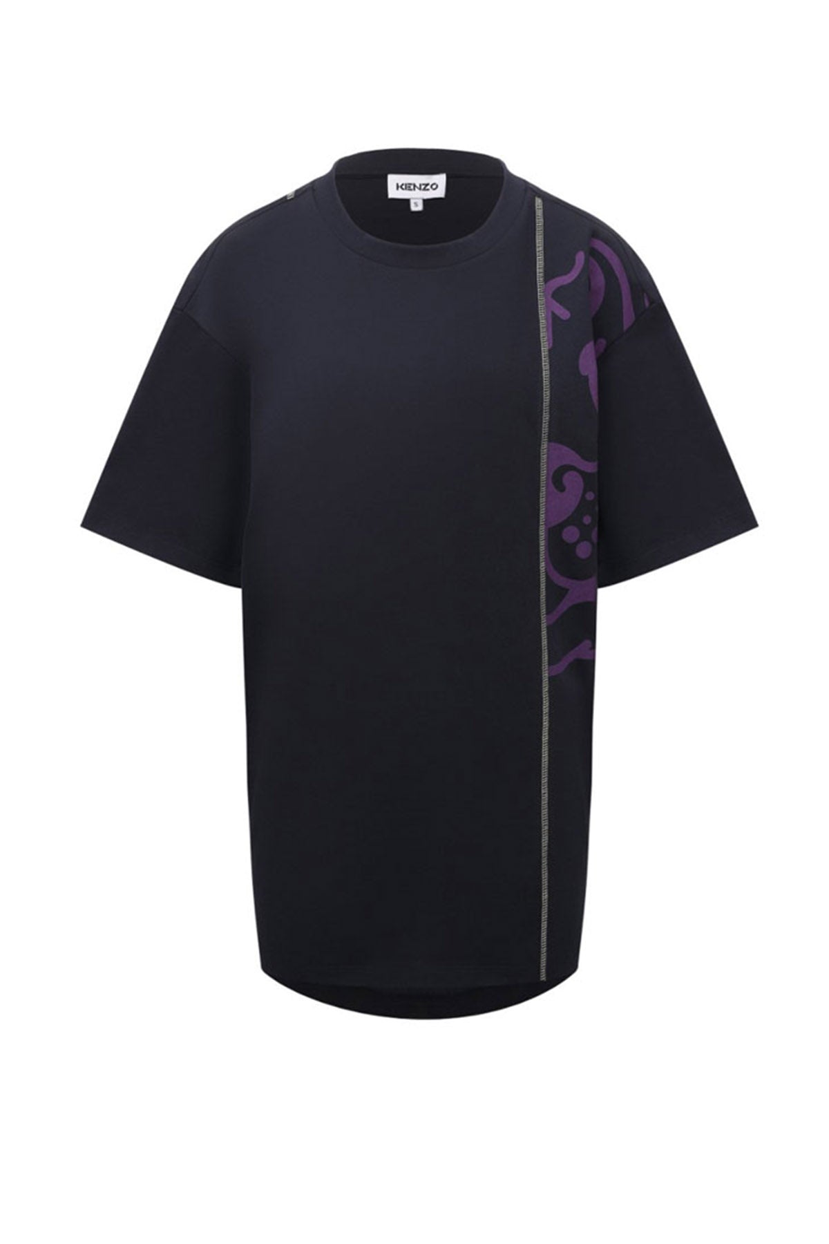 Kenzo Geniş Kesim Kaplan Grafikli T-shirt-Libas Trendy Fashion Store