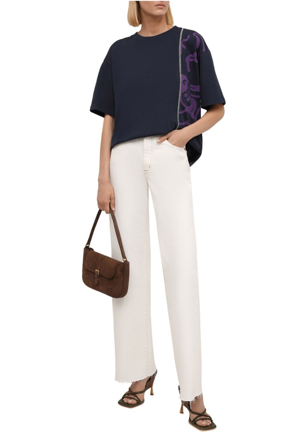 Kenzo Geniş Kesim Kaplan Grafikli T-shirt-Libas Trendy Fashion Store