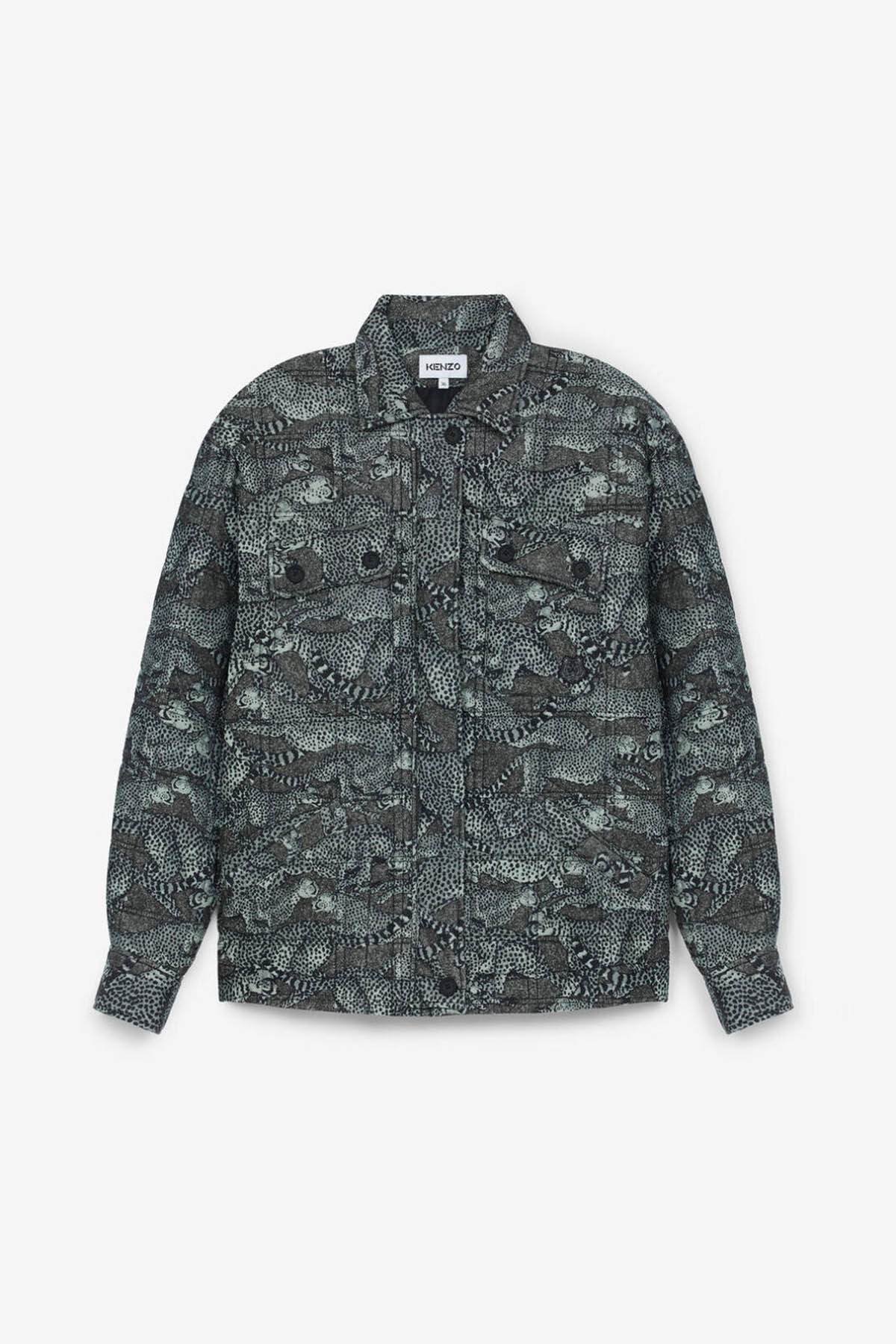 Kenzo Çita Logolu Dolgulu Ceket-Libas Trendy Fashion Store