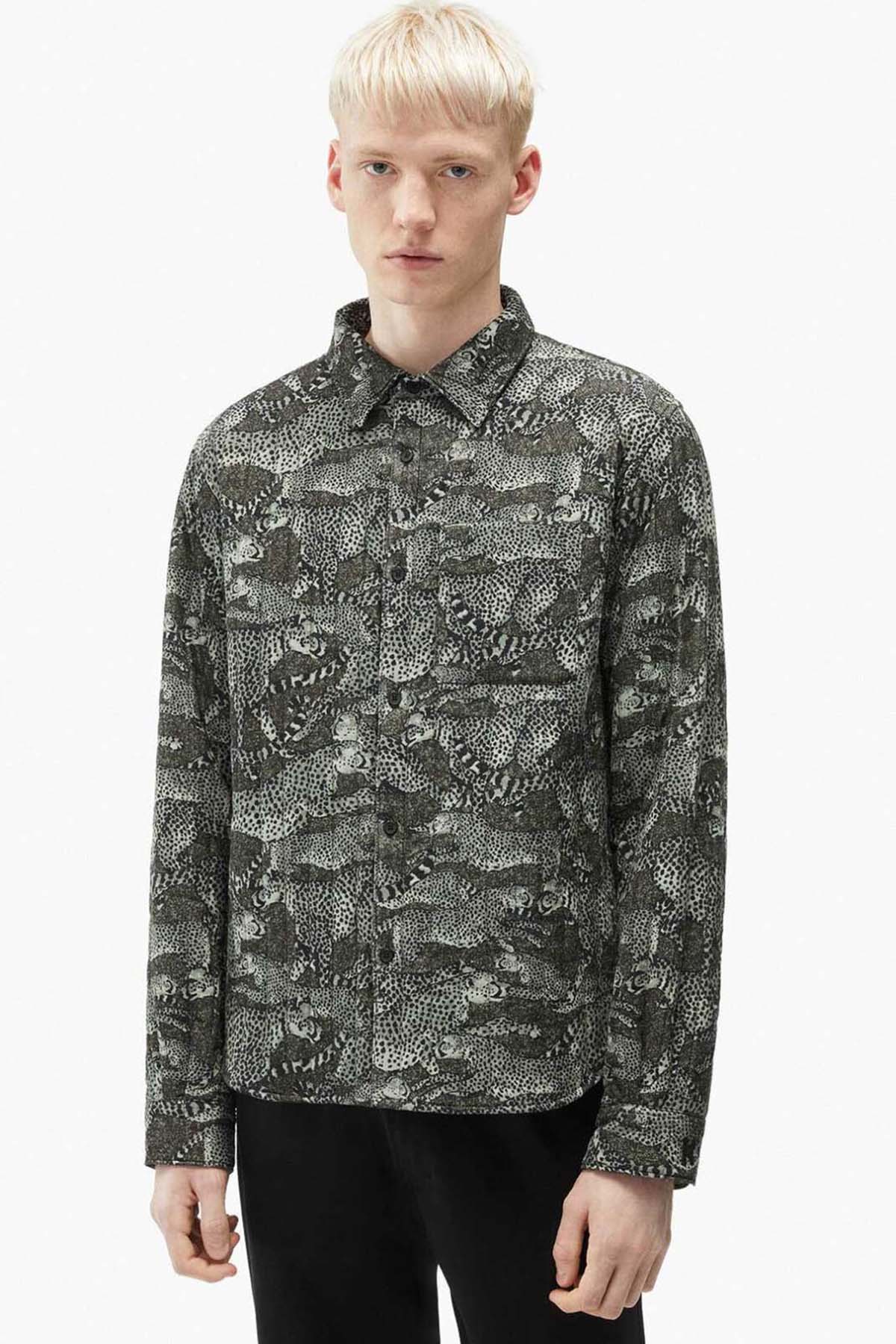 Kenzo Monogram Çita Logolu Dolgulu Gömlek Ceket-Libas Trendy Fashion Store