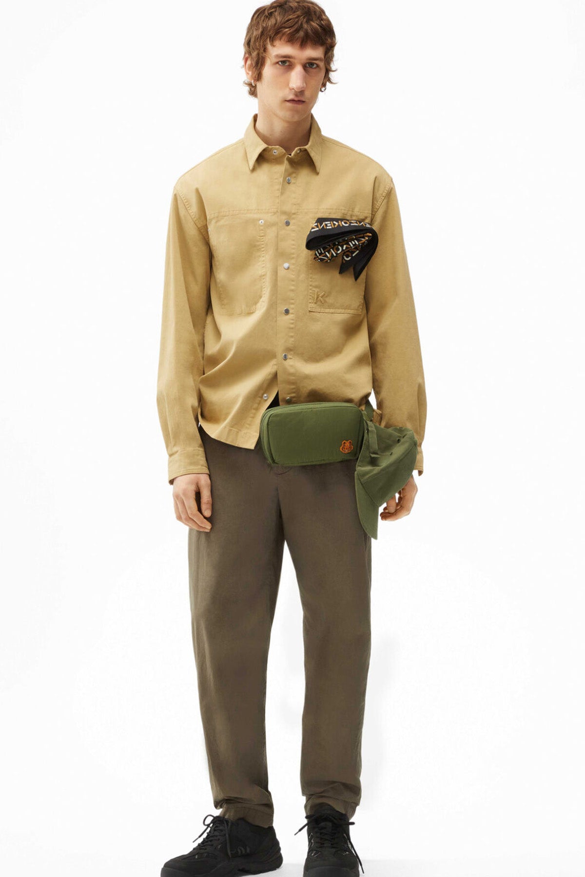 Kenzo Çıtçıt Düğmeli Cep Detaylı Gömlek-Libas Trendy Fashion Store