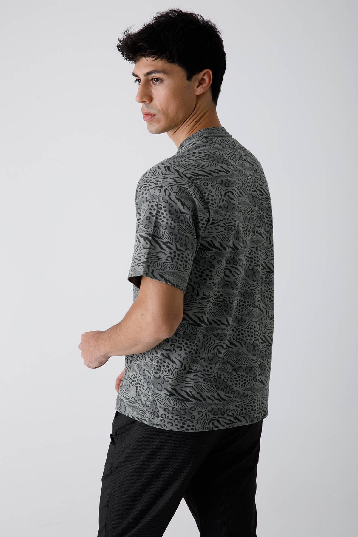 Kenzo Çita Desenli T-shirt-Libas Trendy Fashion Store