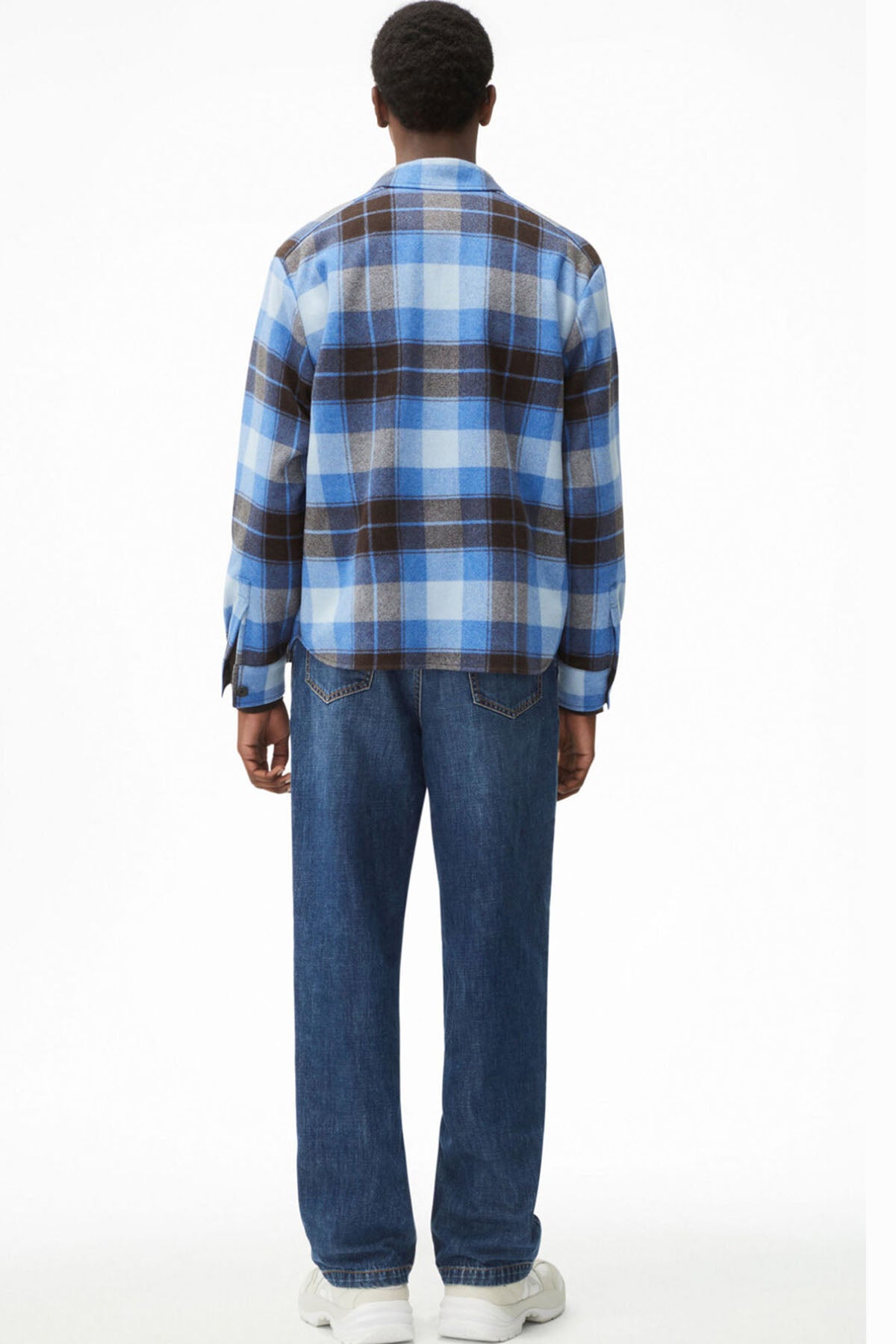 Kenzo Ekoseli Yün Gömlek Ceket-Libas Trendy Fashion Store