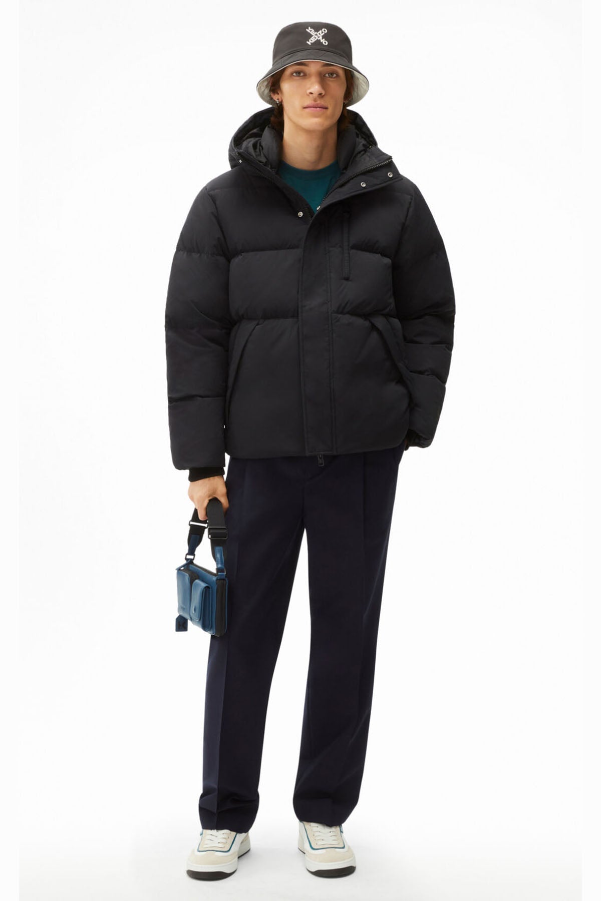 Kenzo Geniş Kesim Kapüşonlu Puffer Mont-Libas Trendy Fashion Store