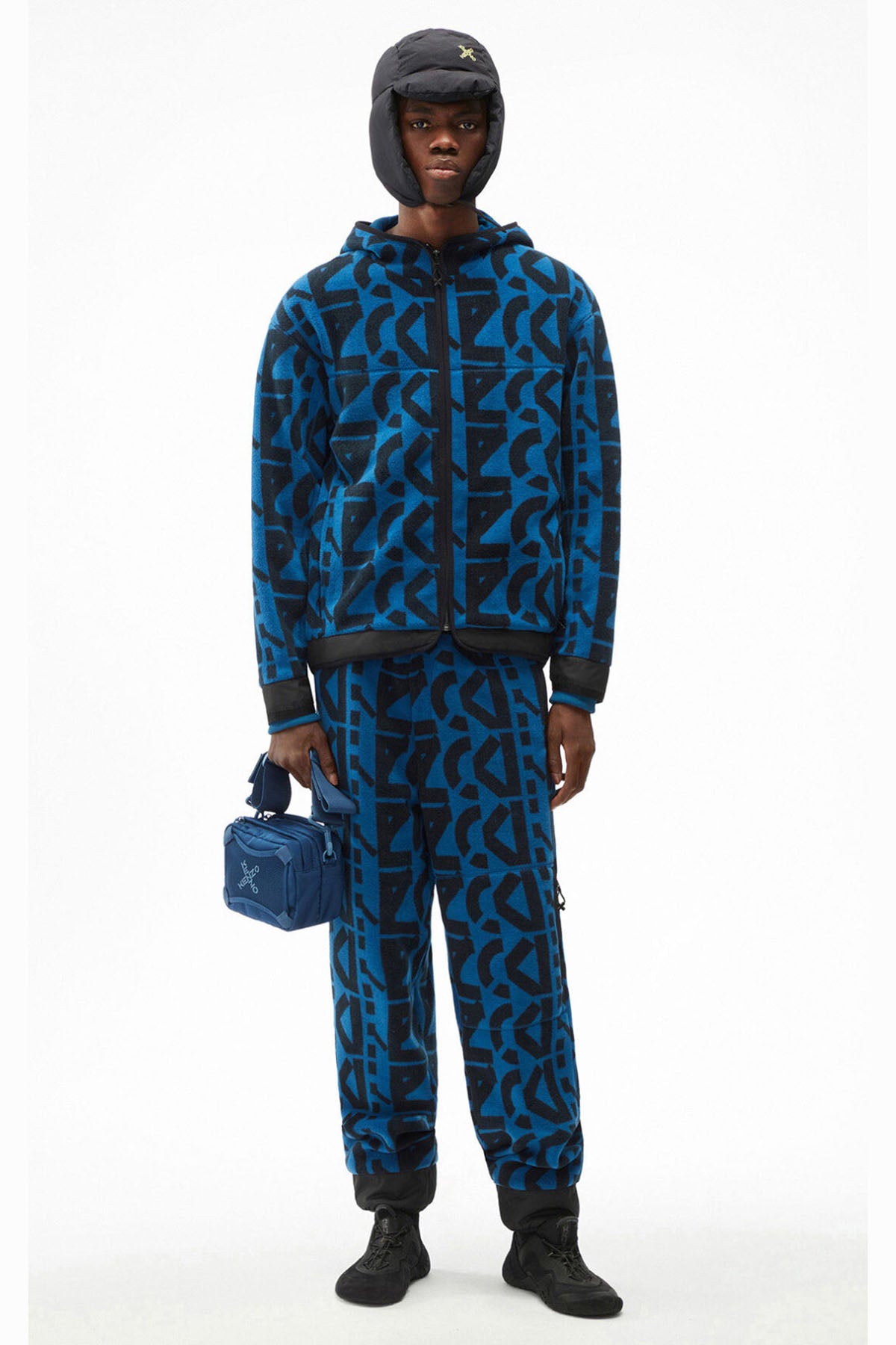 Kenzo Monogramlı Kapüşonlu Ceket-Libas Trendy Fashion Store