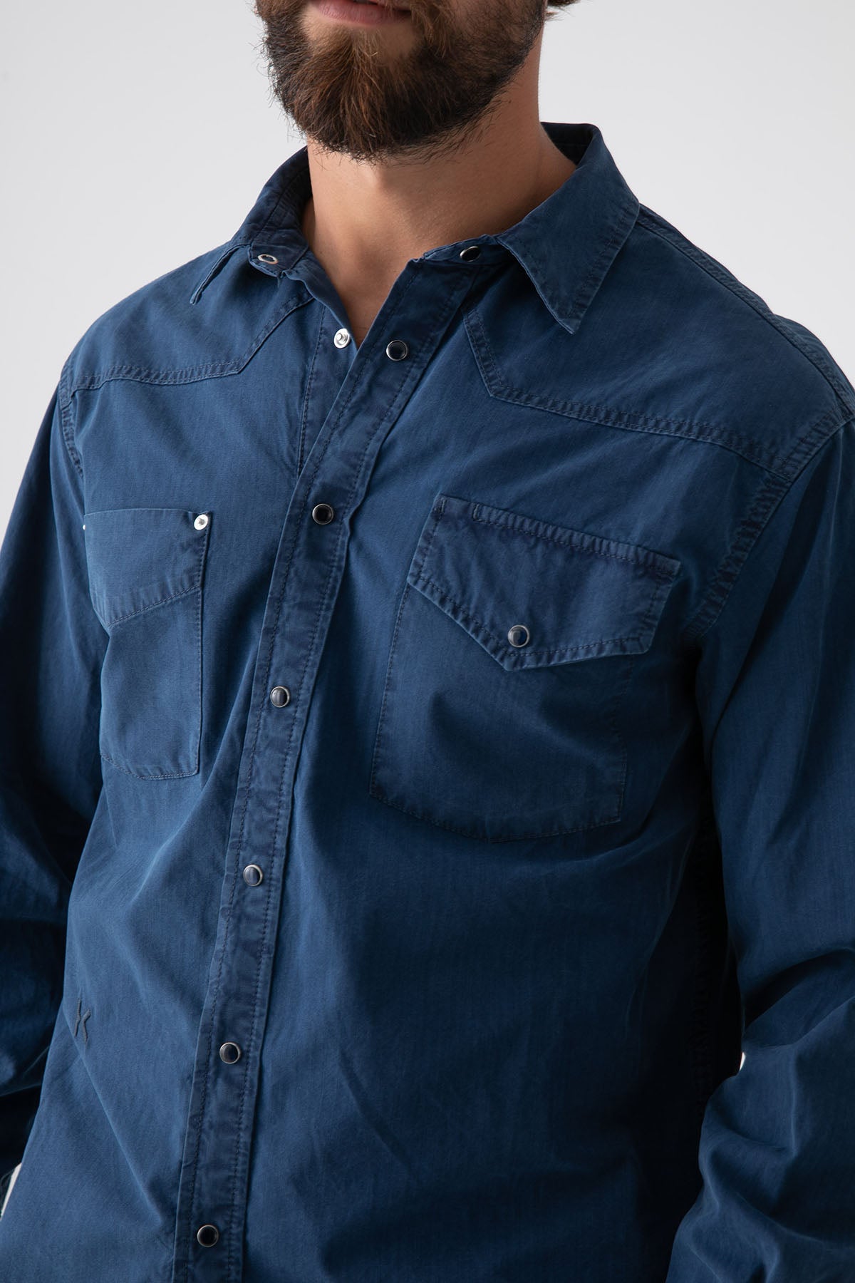 Kenzo Cep Detaylı Denim Gömlek-Libas Trendy Fashion Store