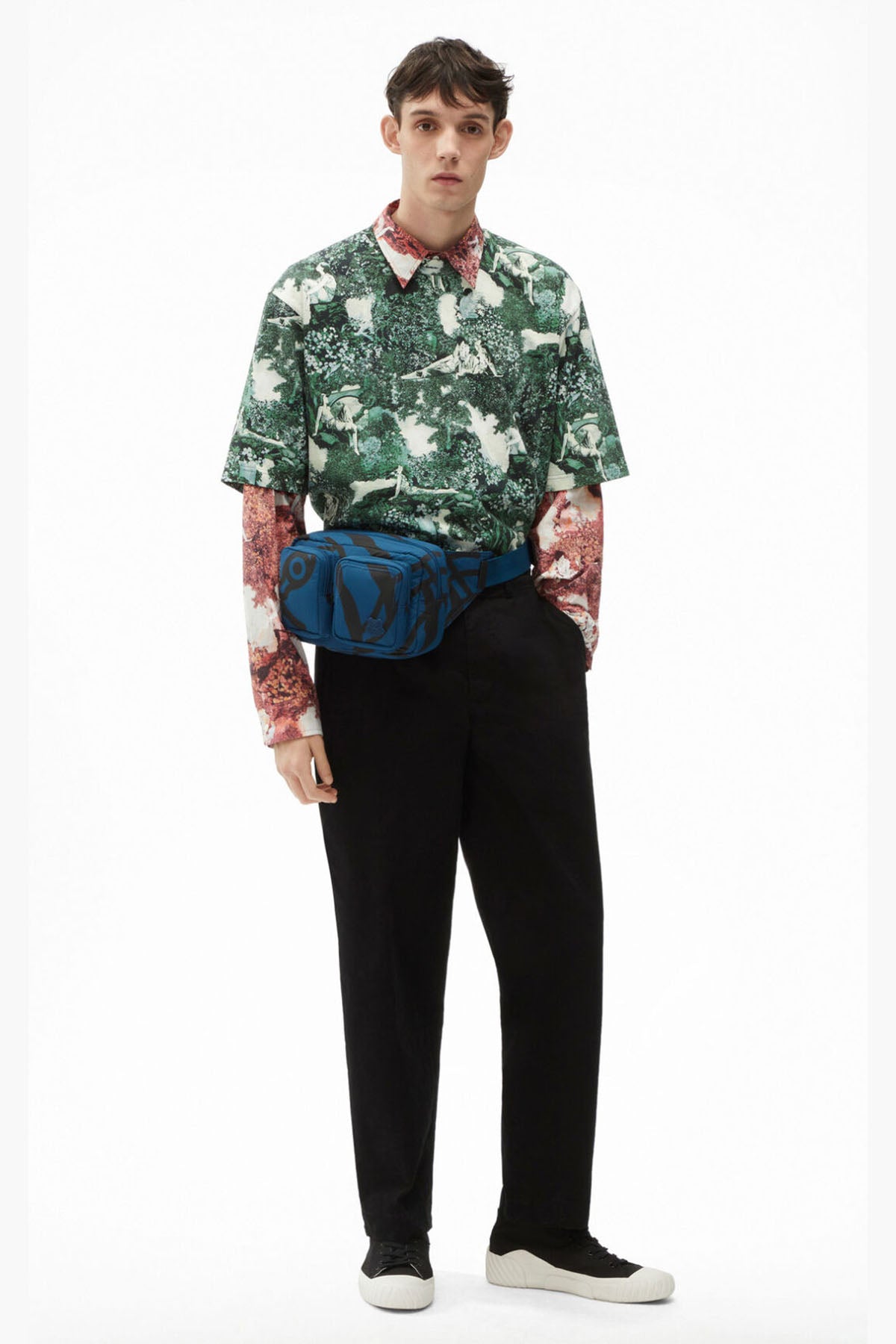 Kenzo Rahat Kesim Yüksek Bel Streç Pantolon-Libas Trendy Fashion Store