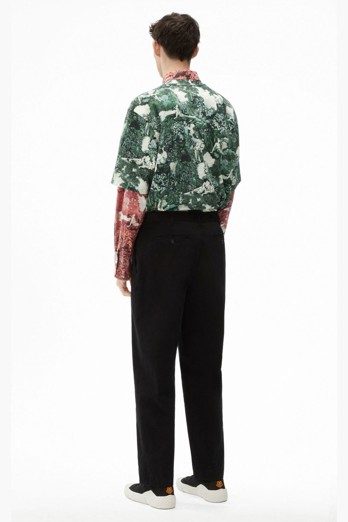 Kenzo Rahat Kesim Yüksek Bel Streç Pantolon-Libas Trendy Fashion Store