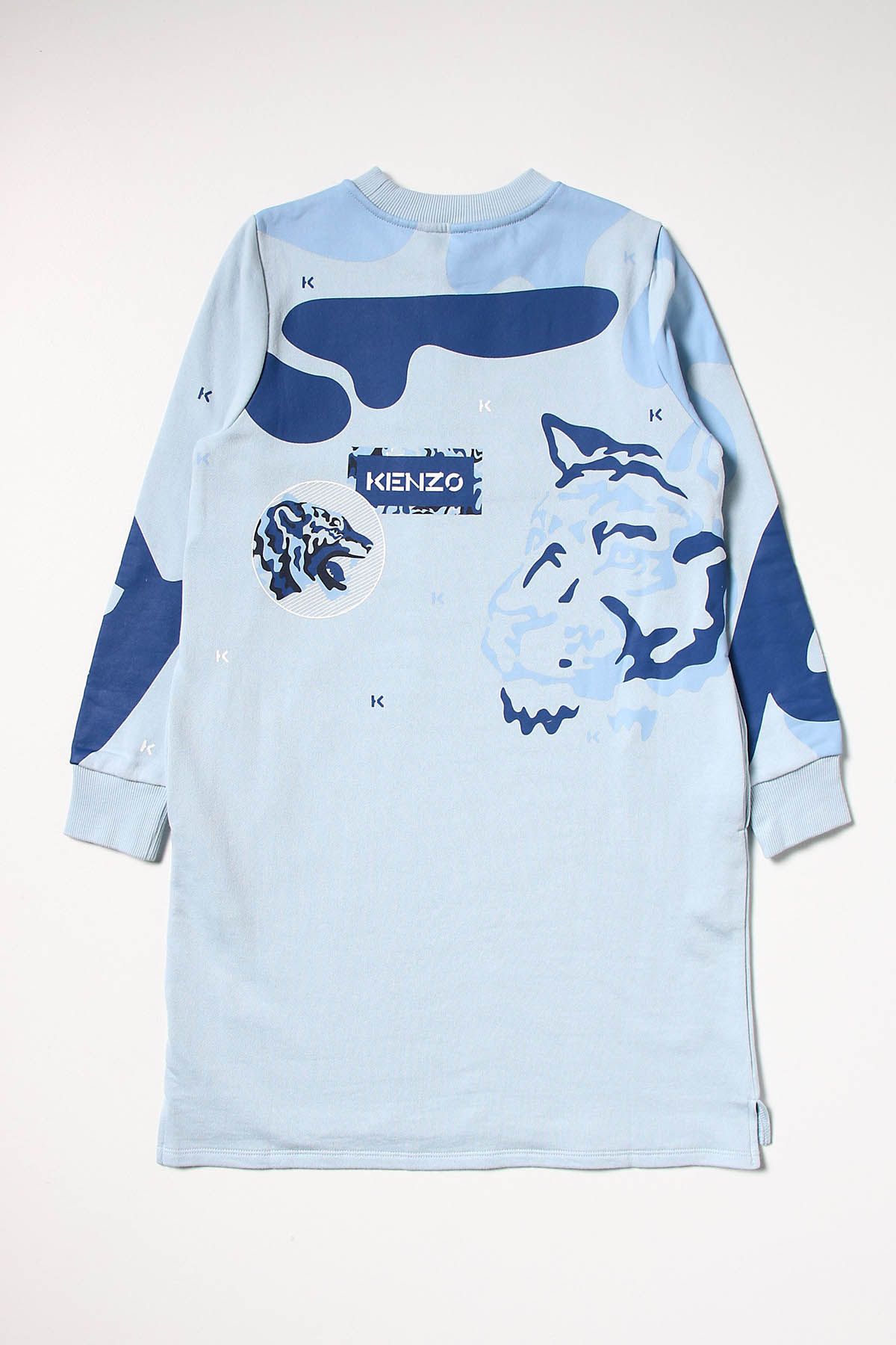 Kenzo Kids 3-5 Yaş Kız Çocuk Sweatshirt Elbise-Libas Trendy Fashion Store