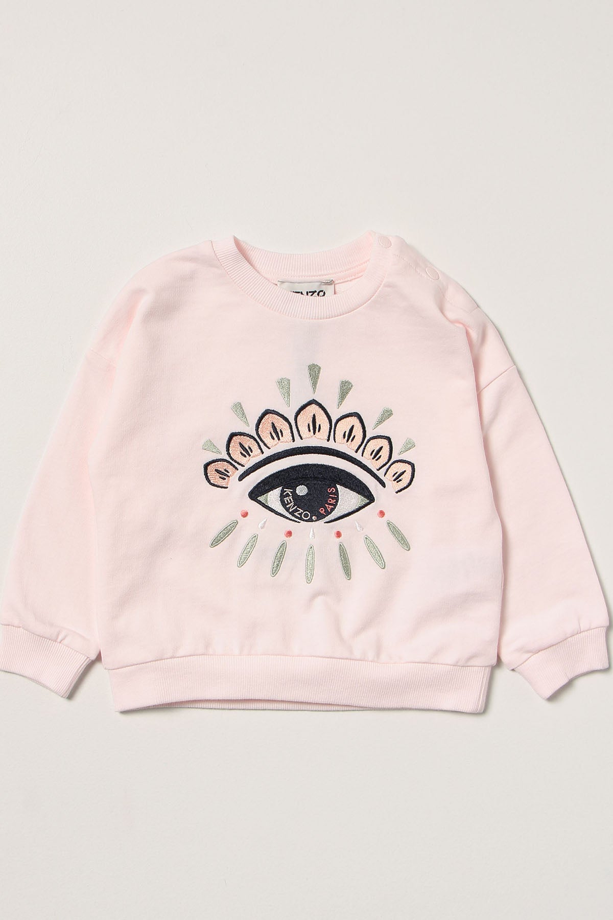 Kenzo Kids 4 Yaş Kız Çocuk Göz Logolu Sweatshirt-Libas Trendy Fashion Store