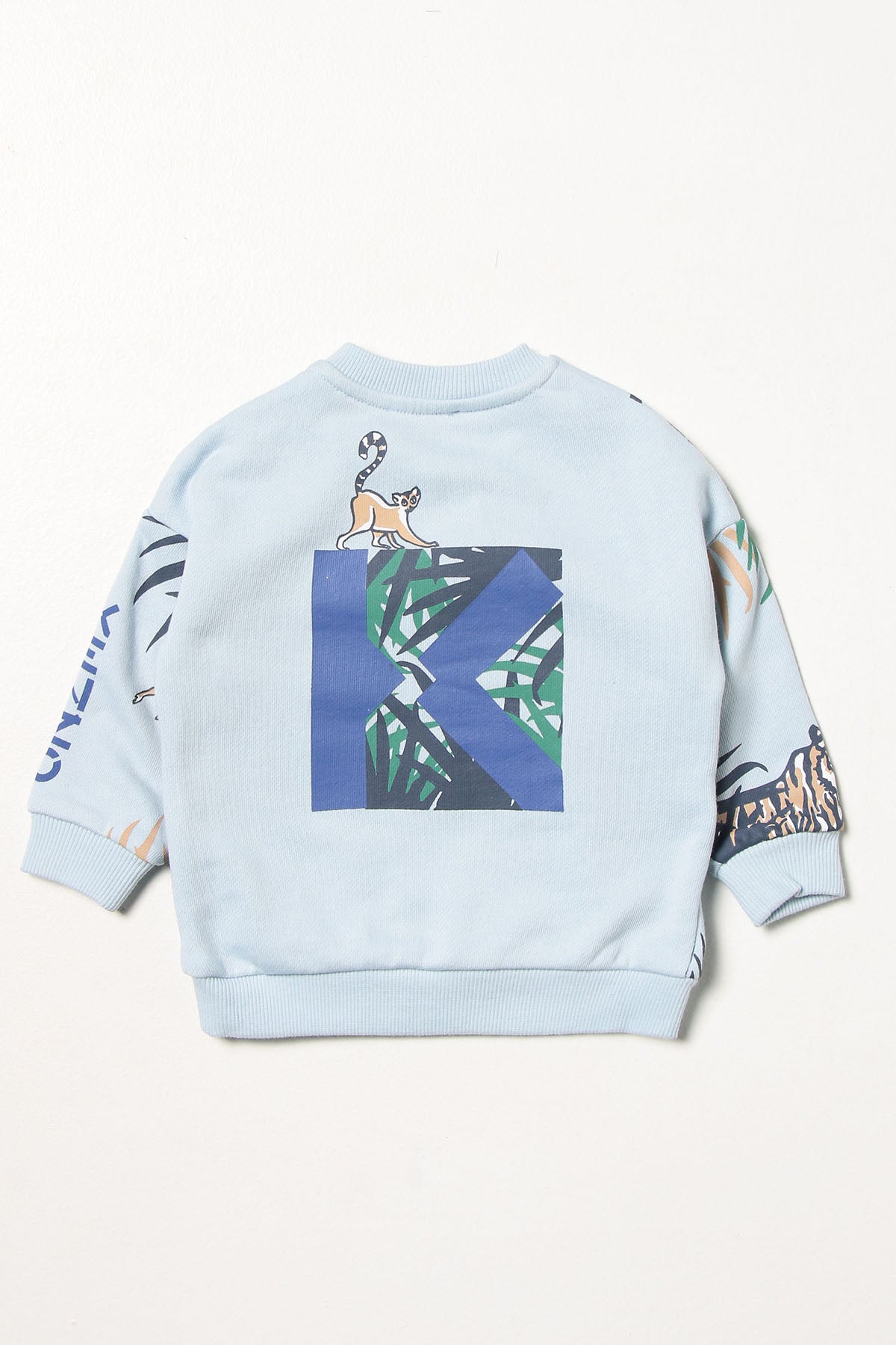 Kenzo Kids 4 Yaş Erkek Çocuk Logolu Sweatshirt-Libas Trendy Fashion Store