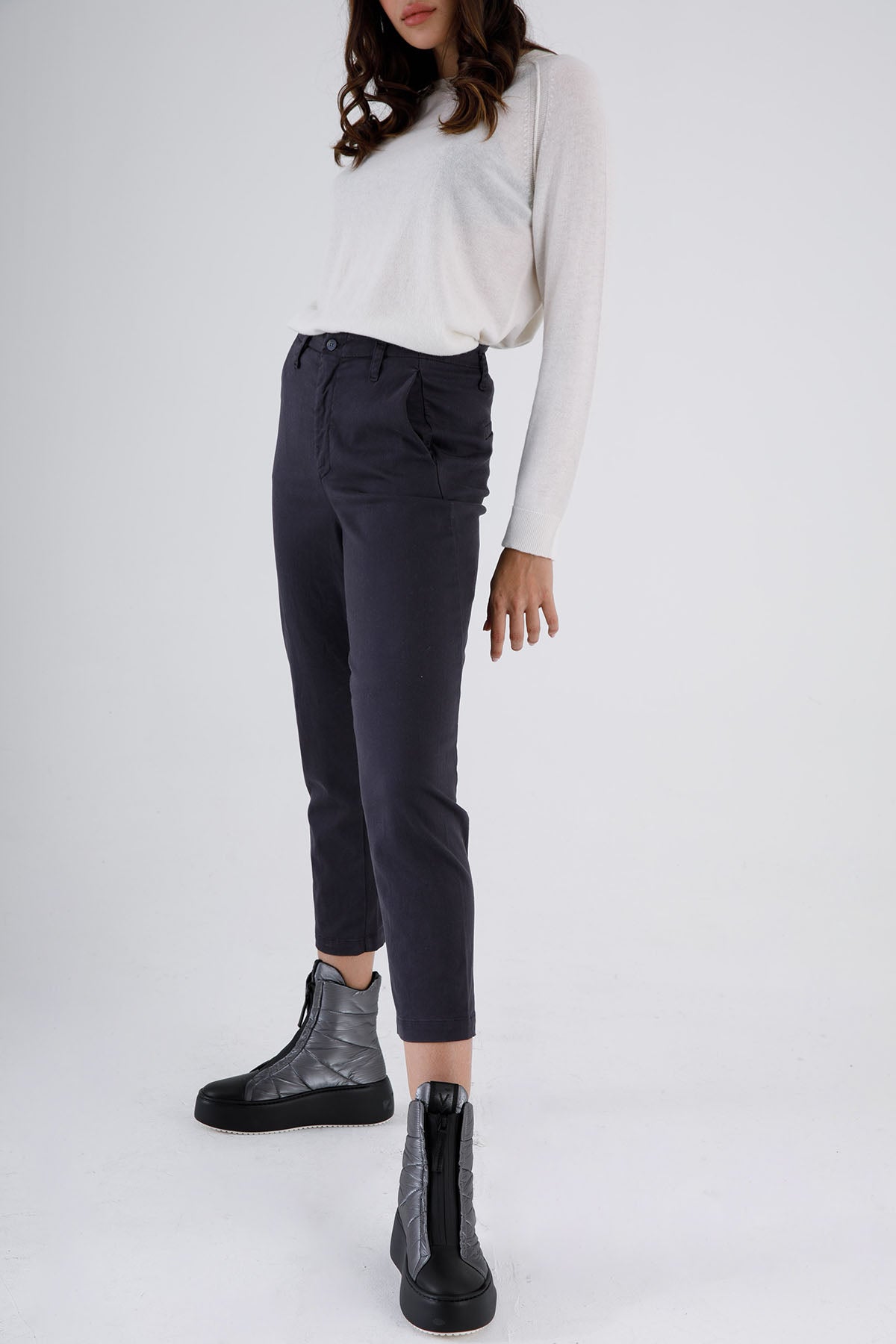 Transit Yüksek Bel Streç Pantolon-Libas Trendy Fashion Store