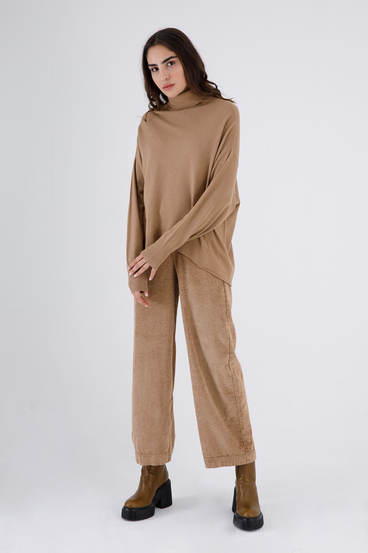 Transit Balıkçı Yaka Yün Triko-Libas Trendy Fashion Store