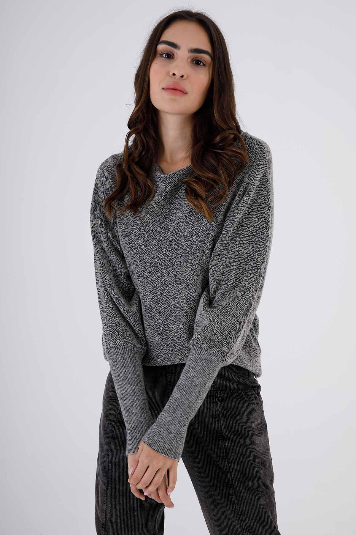 Transit Yuvarlak Yaka Yün Triko-Libas Trendy Fashion Store