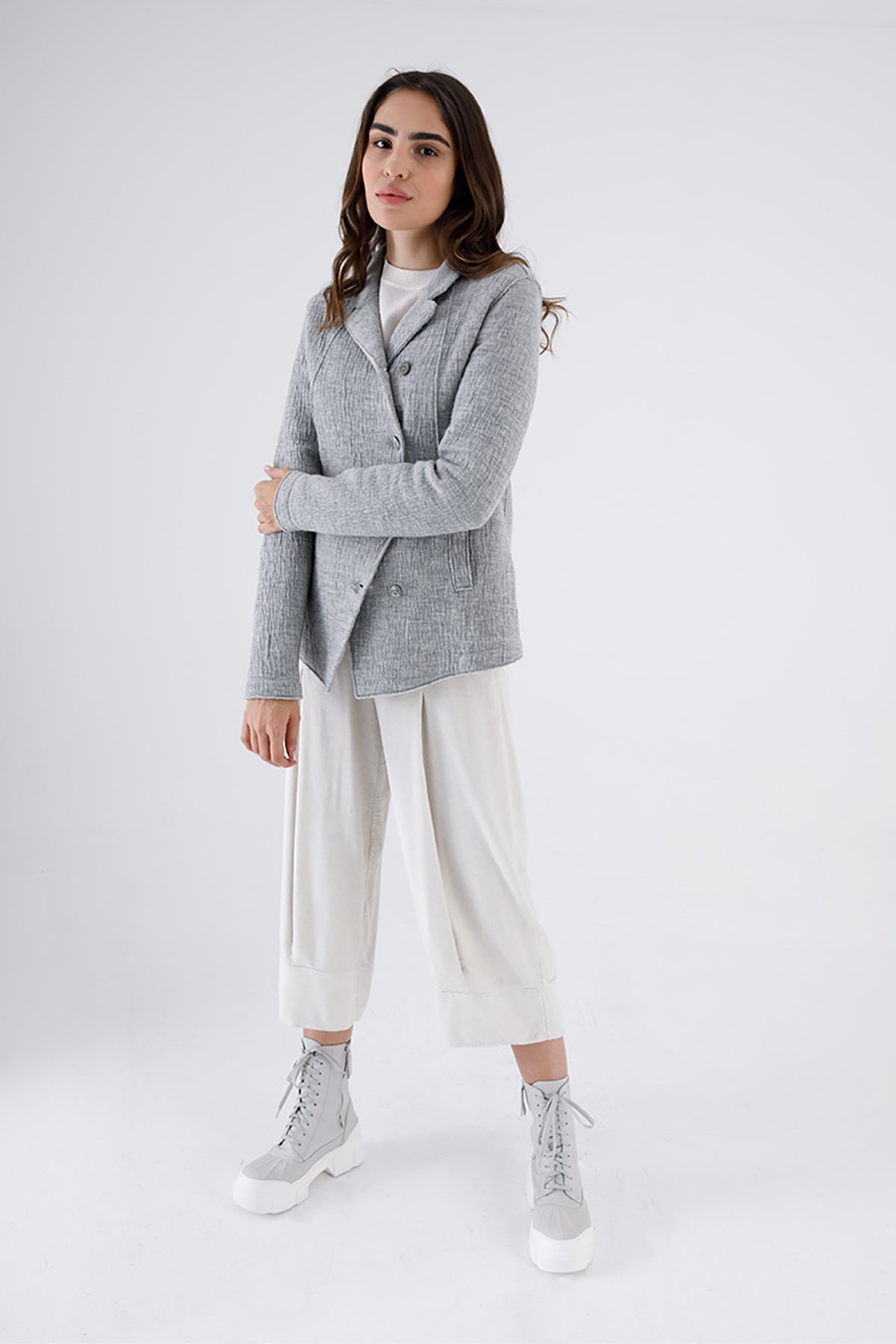 Transit Kruvaze Yün Ceket-Libas Trendy Fashion Store