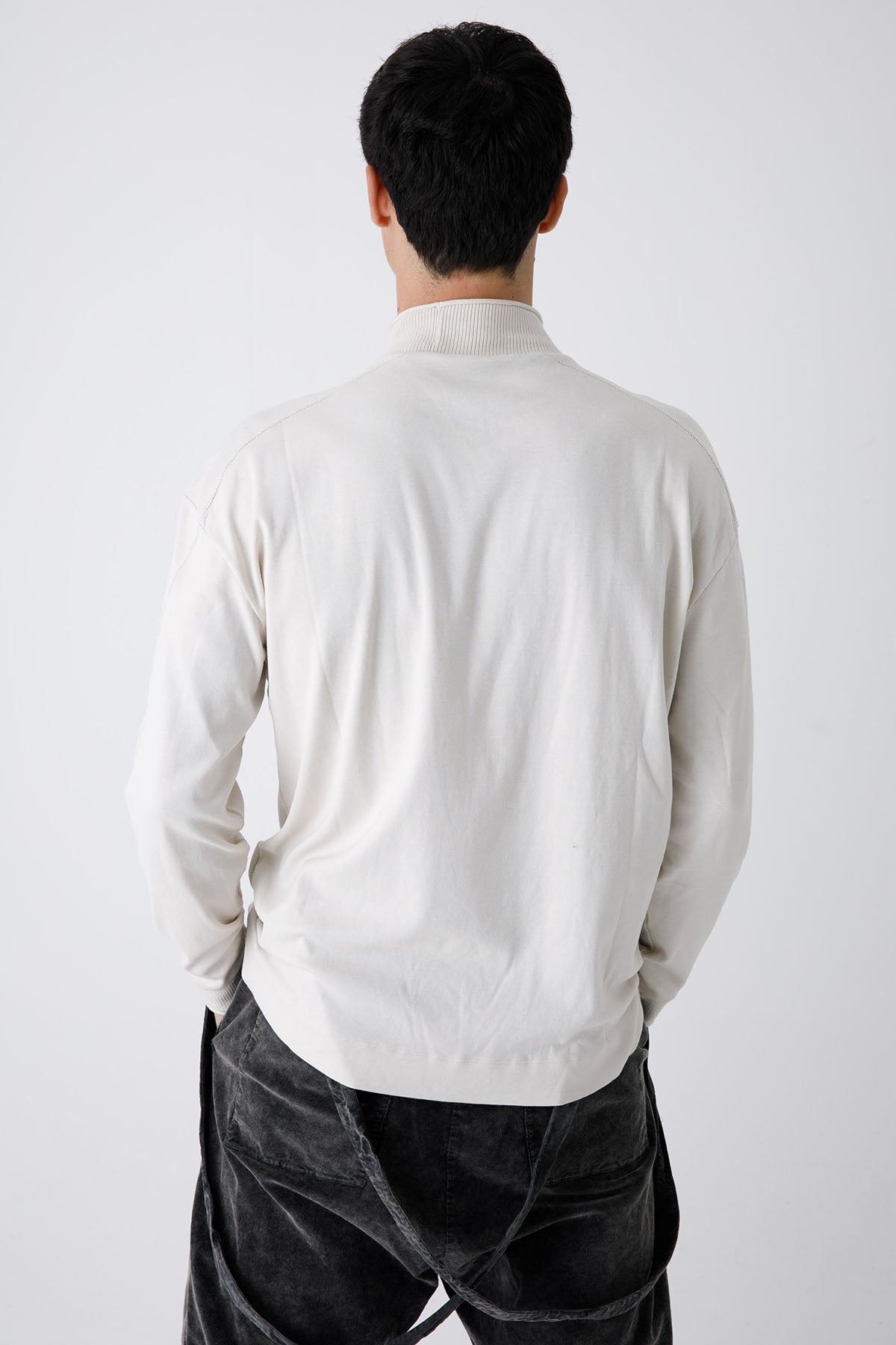 Transit Dik Yaka Uzun Kollu T-shirt-Libas Trendy Fashion Store