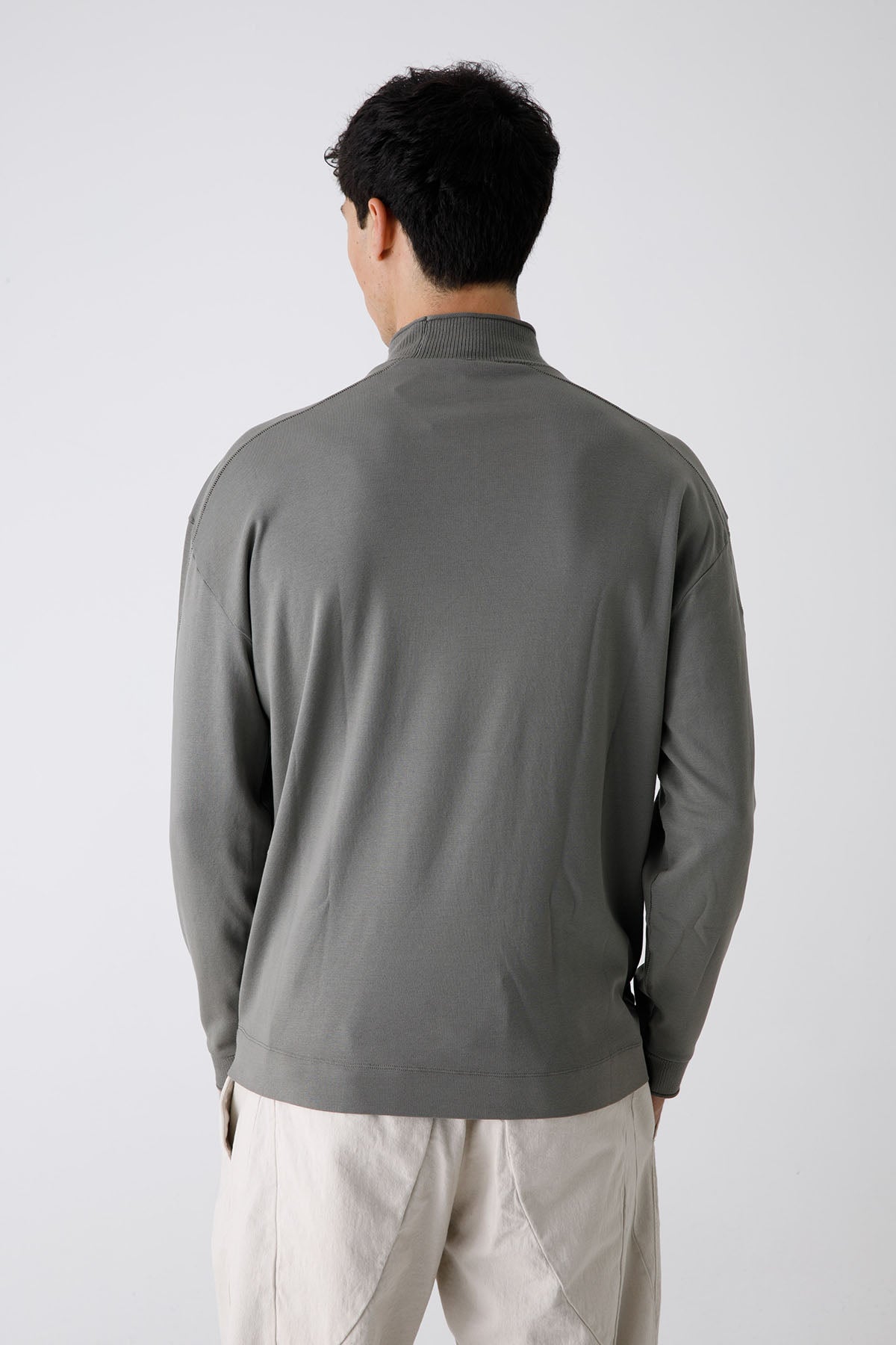 Transit Dik Yaka Uzun Kollu T-shirt-Libas Trendy Fashion Store