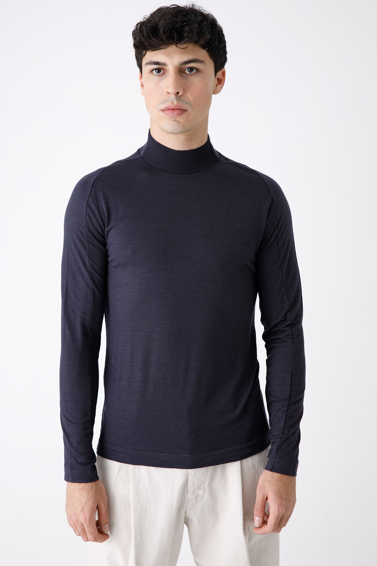 Transit Dik Yaka İnce Yün Triko-Libas Trendy Fashion Store