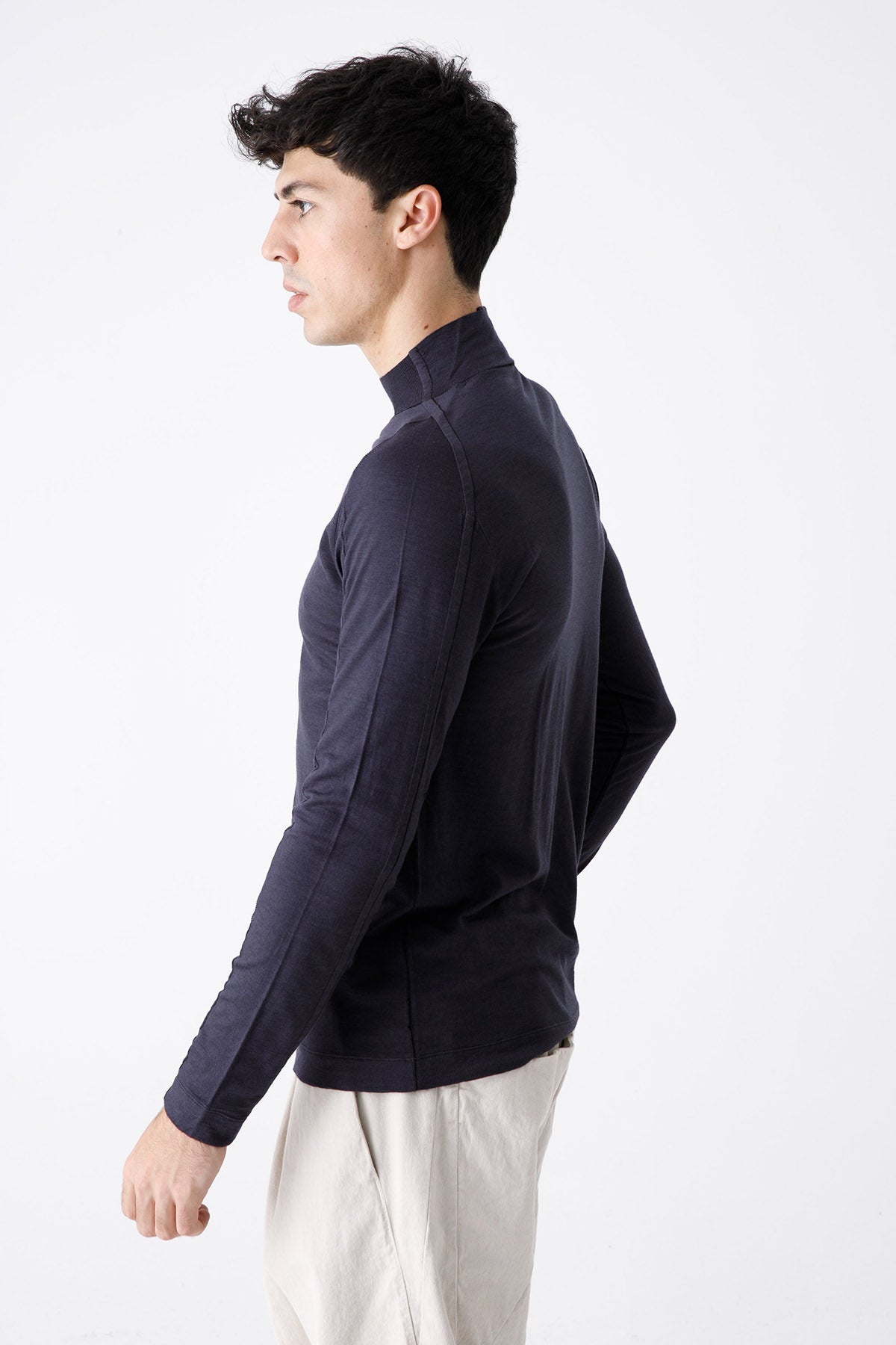 Transit Dik Yaka İnce Yün Triko-Libas Trendy Fashion Store