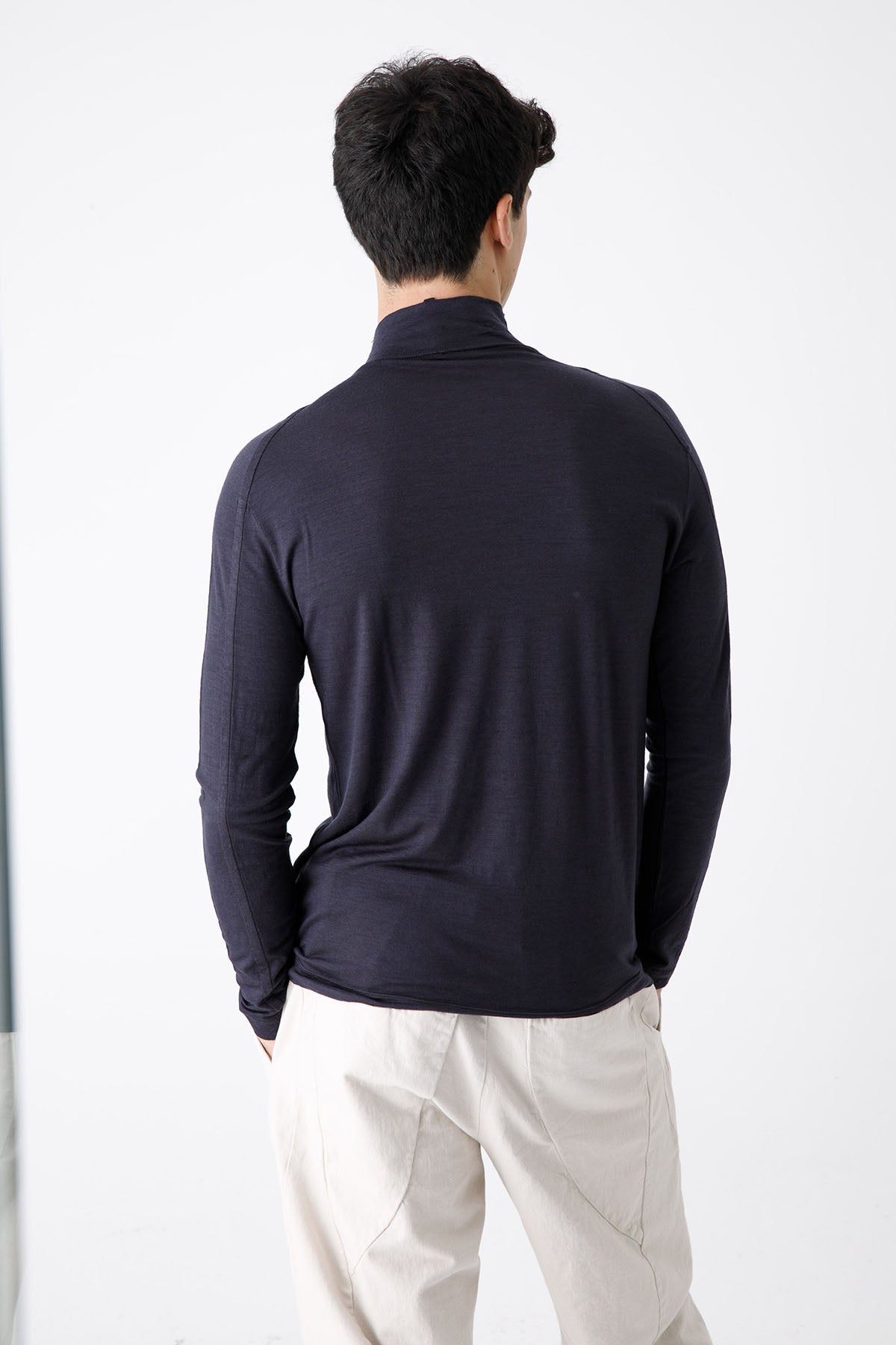 Transit Dik Yaka İnce Yün Triko-Libas Trendy Fashion Store