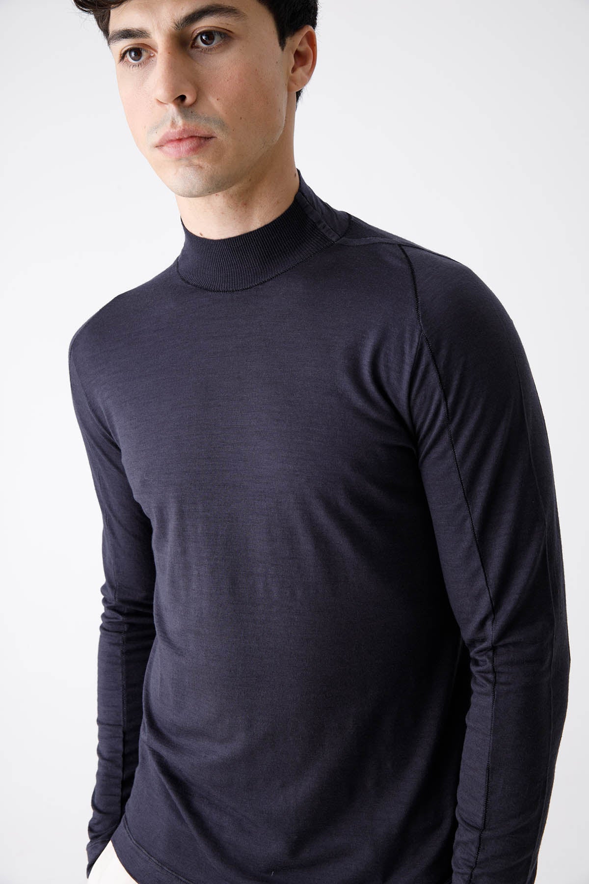 Transit Dik Yaka İnce Yün Triko-Libas Trendy Fashion Store