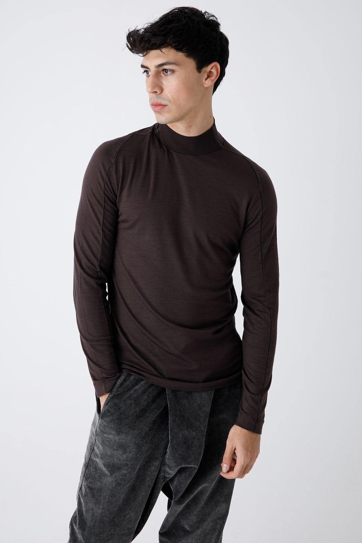 Transit Dik Yaka İnce Yün Triko-Libas Trendy Fashion Store