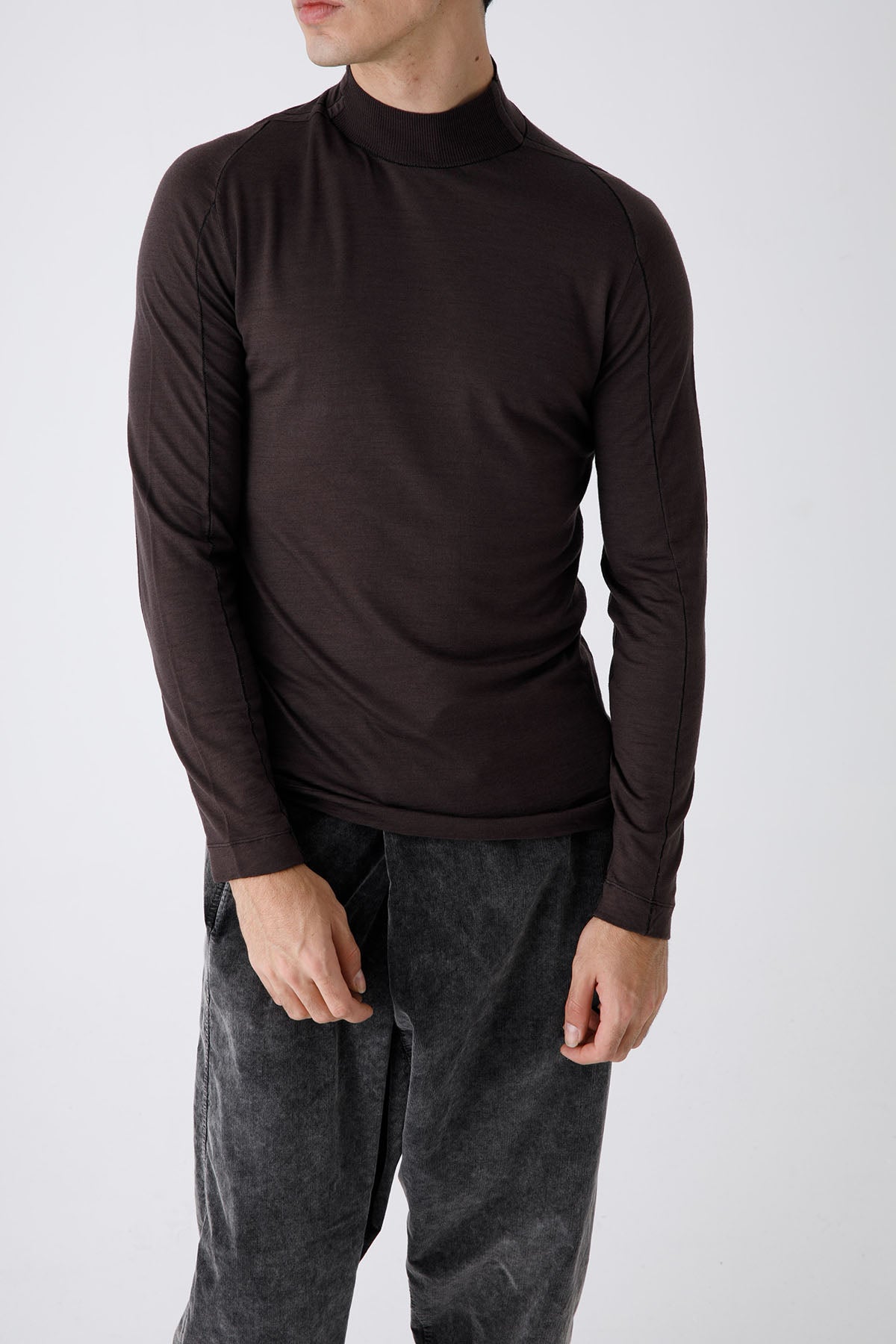 Transit Dik Yaka İnce Yün Triko-Libas Trendy Fashion Store