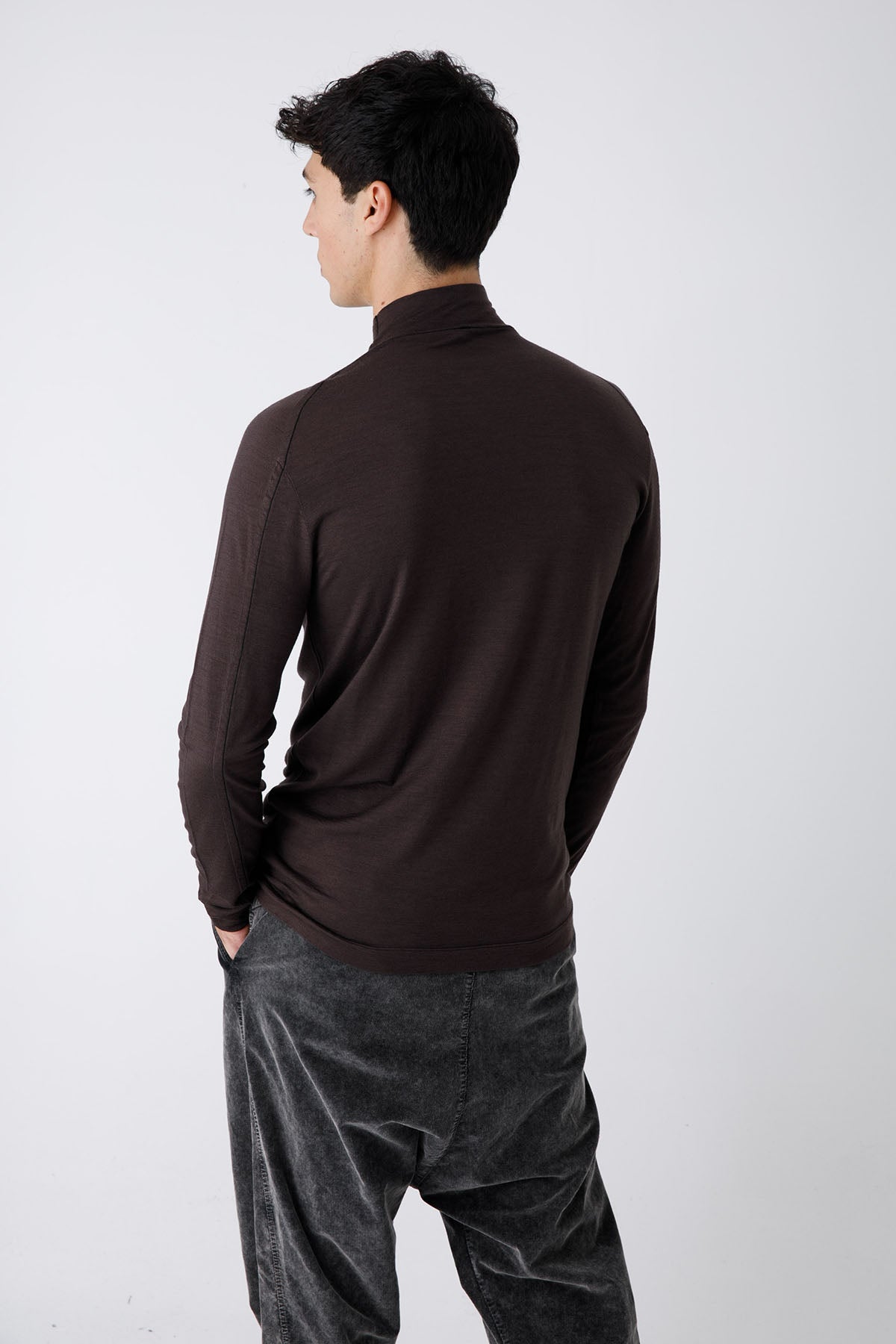 Transit Dik Yaka İnce Yün Triko-Libas Trendy Fashion Store