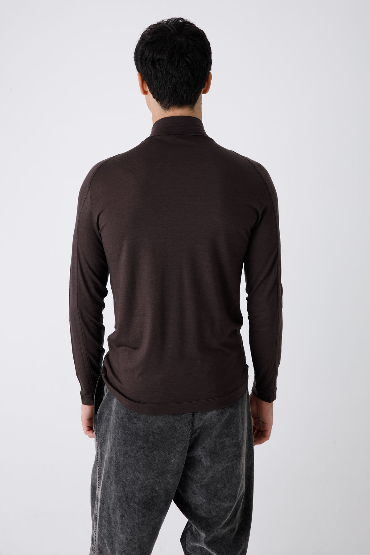 Transit Dik Yaka İnce Yün Triko-Libas Trendy Fashion Store