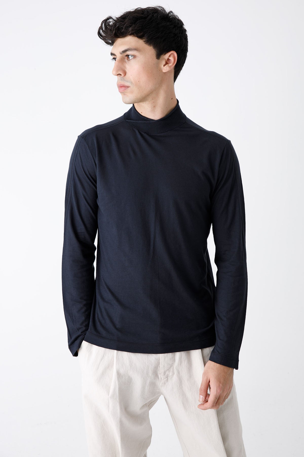 Transit Dik Yaka Kaşmirli Triko-Libas Trendy Fashion Store