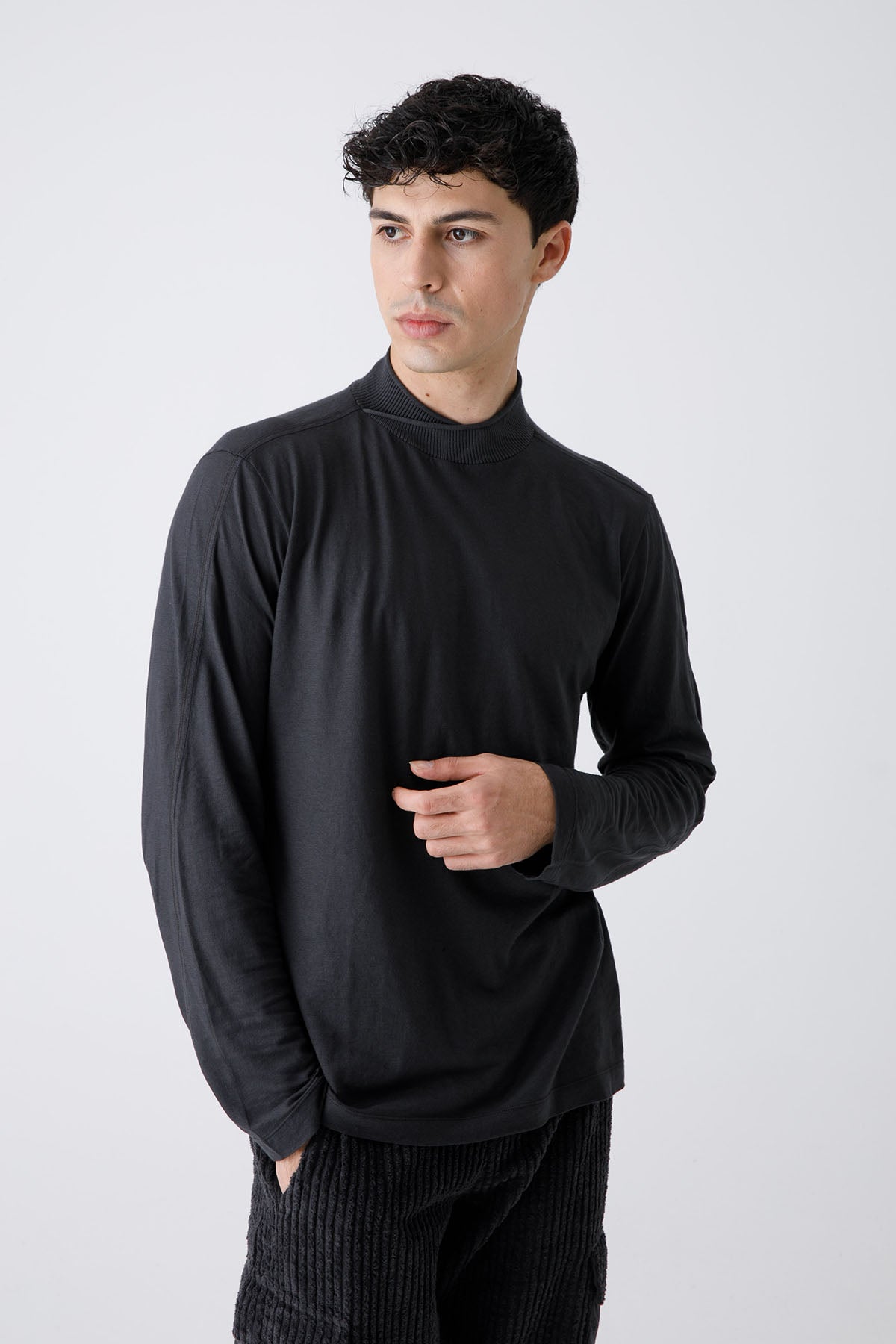 Transit Dik Yaka Kaşmirli Triko-Libas Trendy Fashion Store