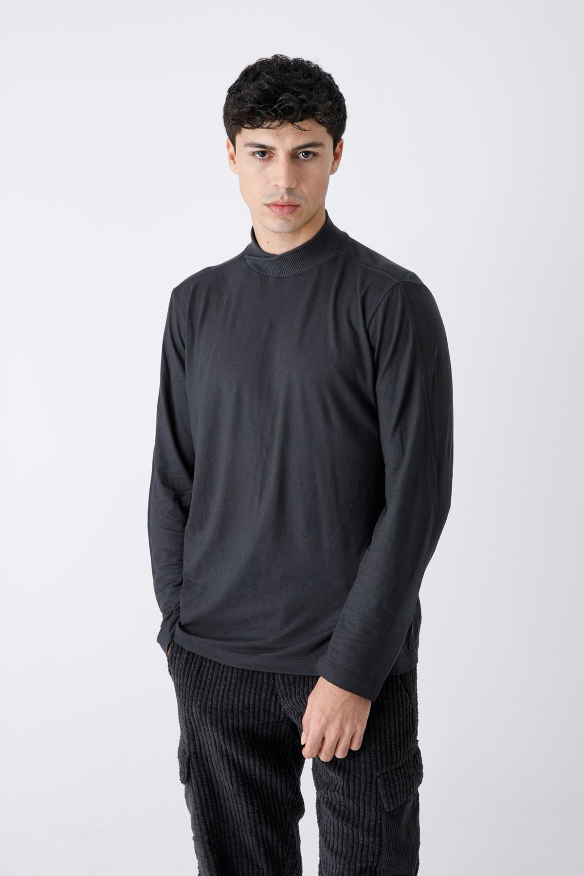 Transit Dik Yaka Kaşmirli Triko-Libas Trendy Fashion Store