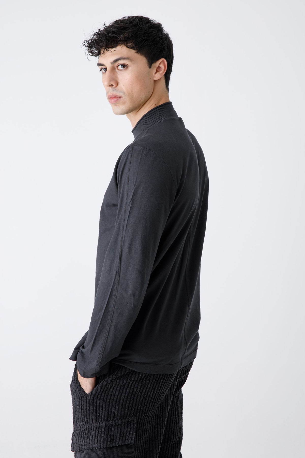 Transit Dik Yaka Kaşmirli Triko-Libas Trendy Fashion Store