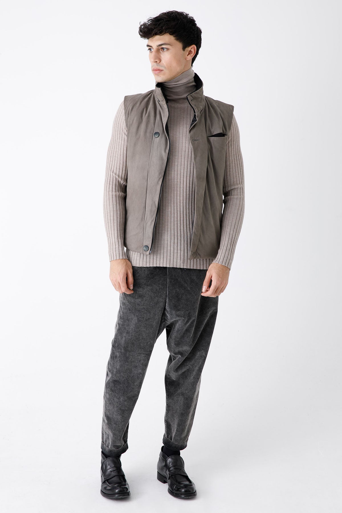 Transit Fitilli Balıkçı Yaka Yün Triko-Libas Trendy Fashion Store