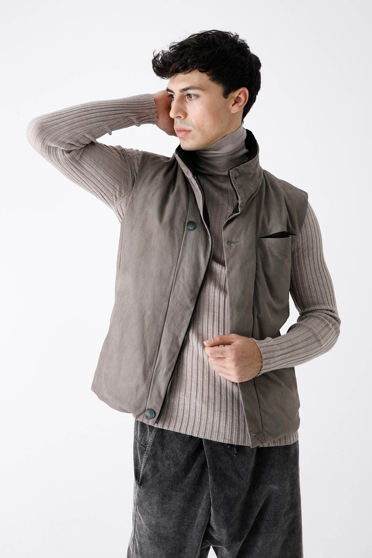 Transit Dolgulu Deri Yelek-Libas Trendy Fashion Store