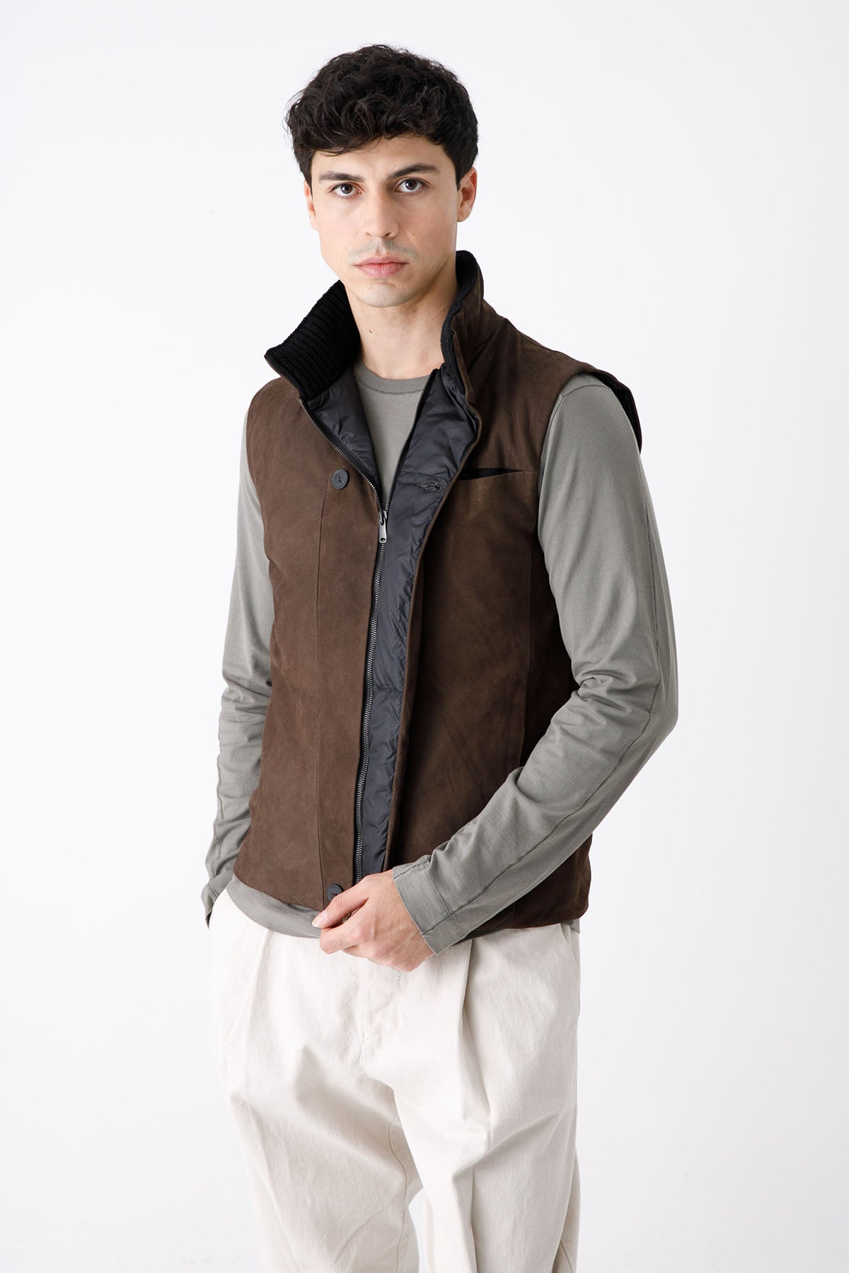 Transit Dolgulu Deri Yelek-Libas Trendy Fashion Store