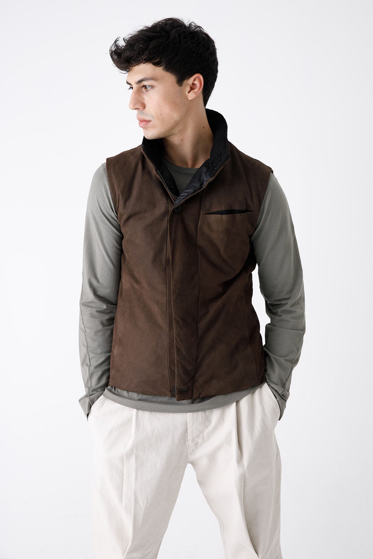 Transit Dolgulu Deri Yelek-Libas Trendy Fashion Store